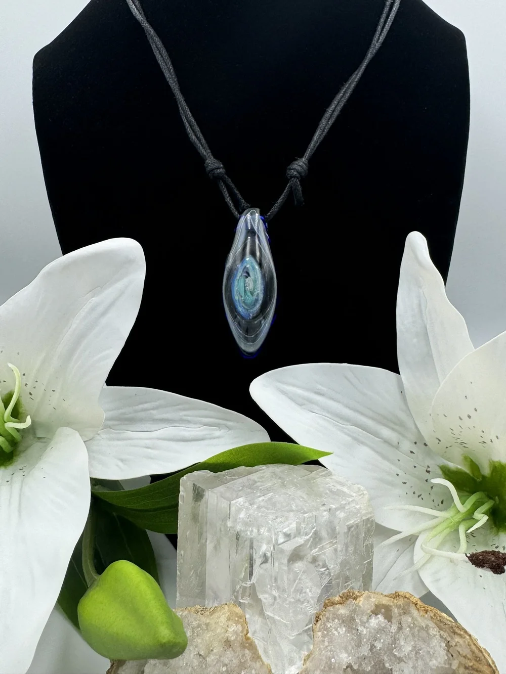Colorful Ash Swirl Pendant — Phoenix Ash Memorials