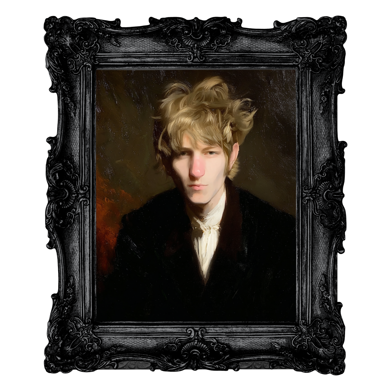 Thom Chapman painted portrait