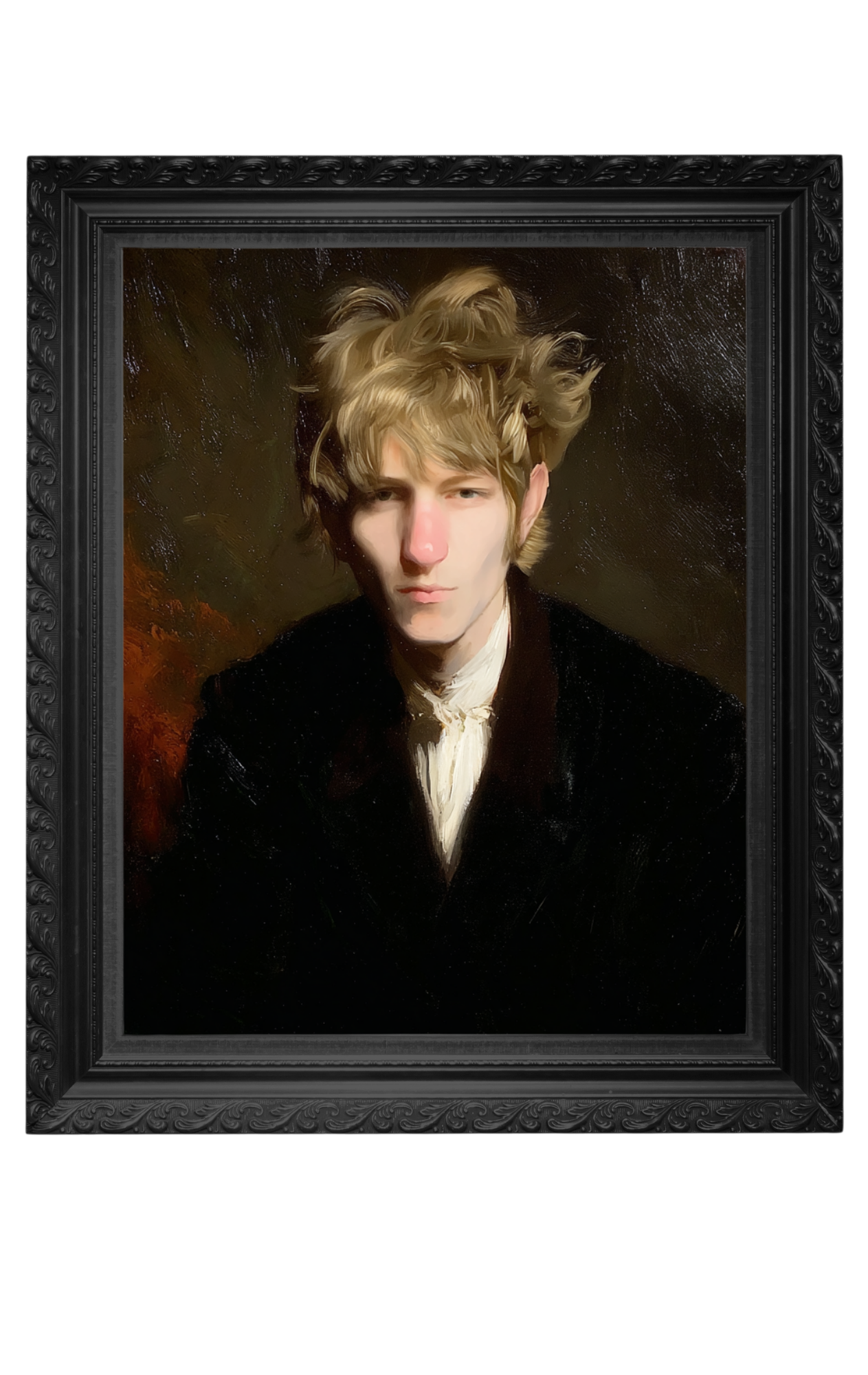 Thom Chapman painted portrait