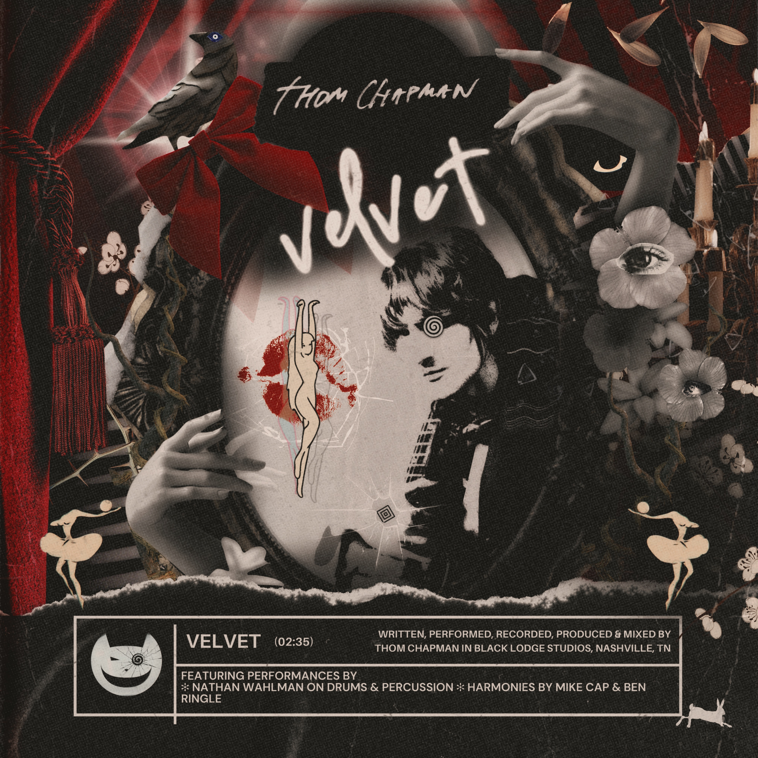 Velvet single artwork by Thom Chapman