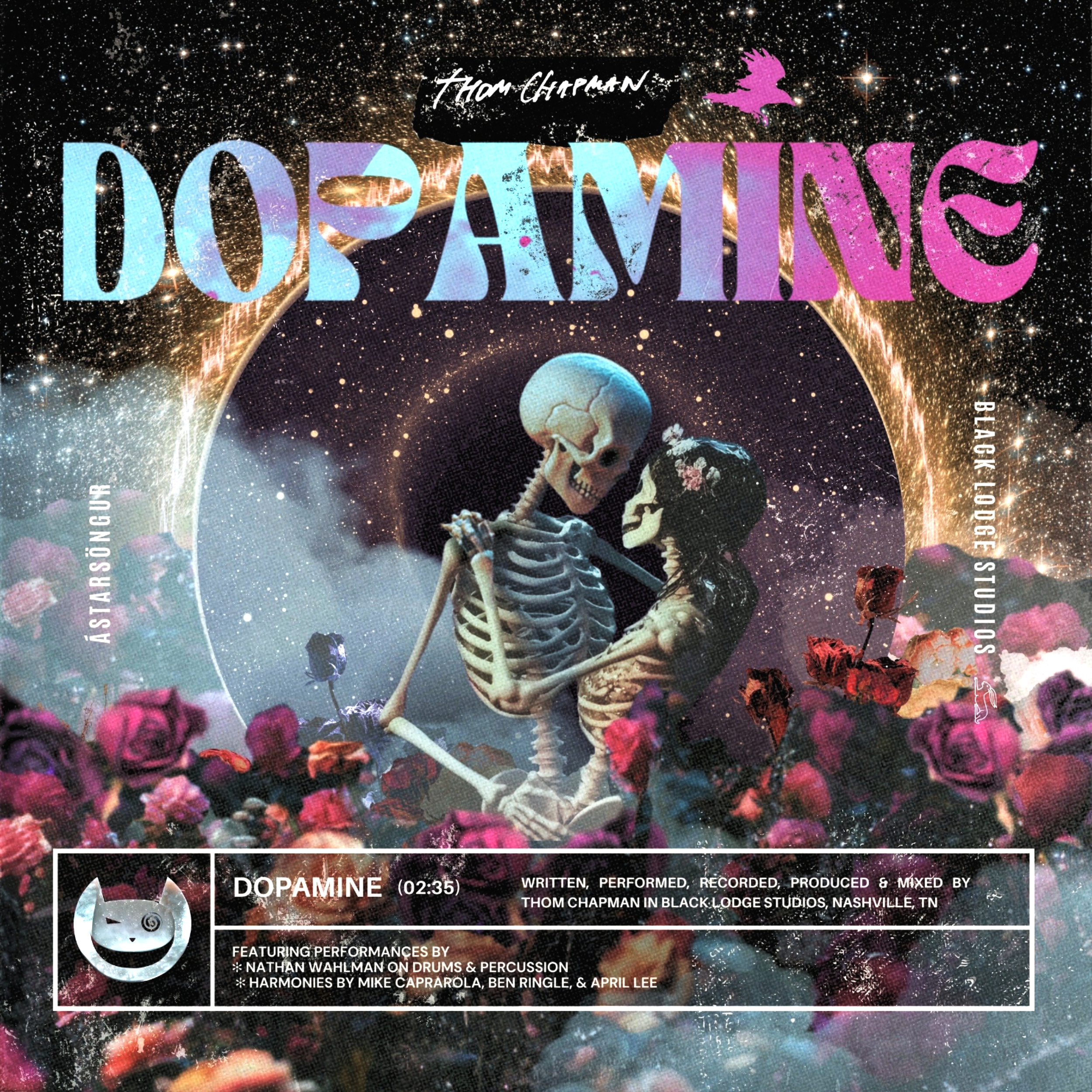 Dopamine single artwork by Thom Chapman