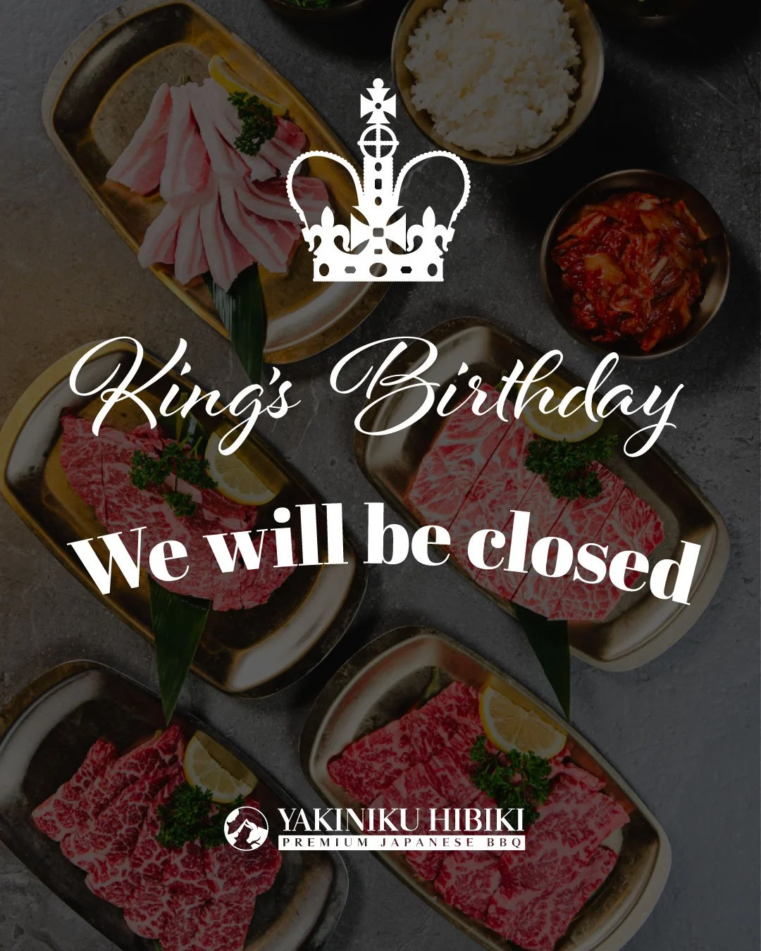 Happy King’s Birthday! ๐ Yakiniku Hibiki will be closed on King’s Birthday.
The more, the better 
Yakiniku Hibiki | Premium Japanese BBQ
SUNSHINE PLAZA
๐www.yakinikuhibiki.com.au
#todobrisbane 
#brisbanefoodie 
#Japanesefood
#instafoo