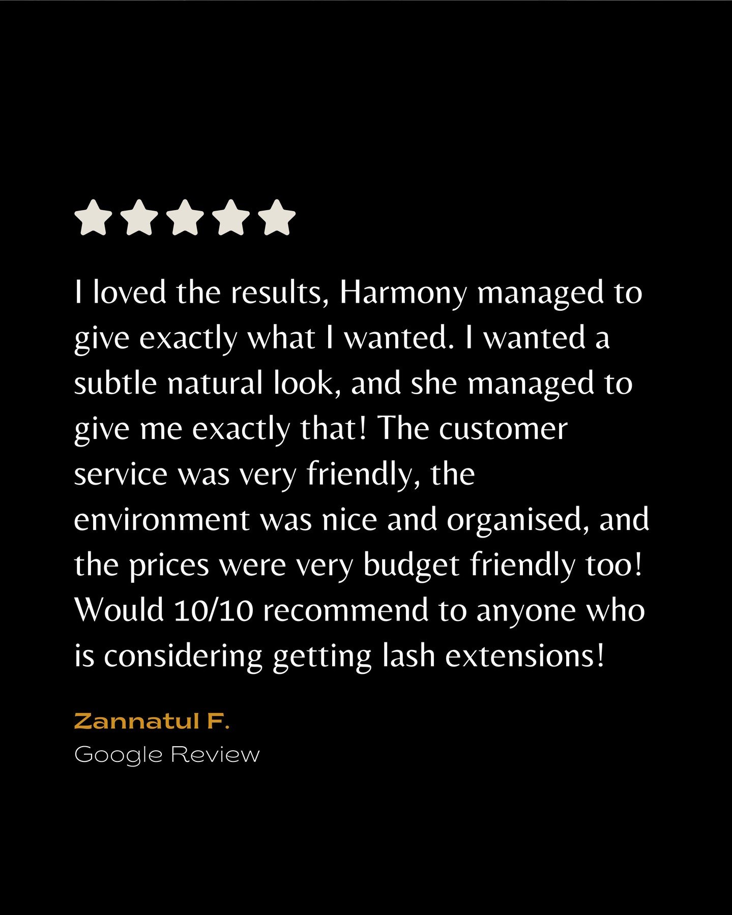 Another Happy Client!
We love hearing feedback like this! Our goal is always to create the perfect look for YOU—whether it’s a subtle, natural finish or full, glamorous volume.
Thank you for trusting us with your lash transformation!