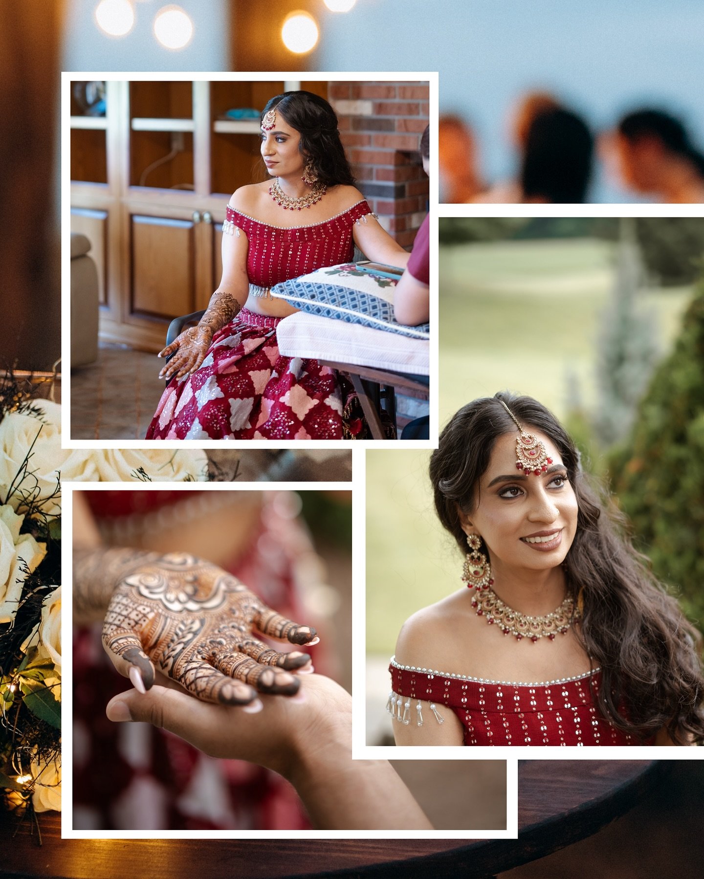 Bringing vibrant colors, intricate henna designs, and pure joy to Mehndi Night for our most favorite couple 💍✨

We had the pleasure of planning this spectacular 6-day celebration in the beautiful Cambridge, Ontario, Canada, where every moment was fi