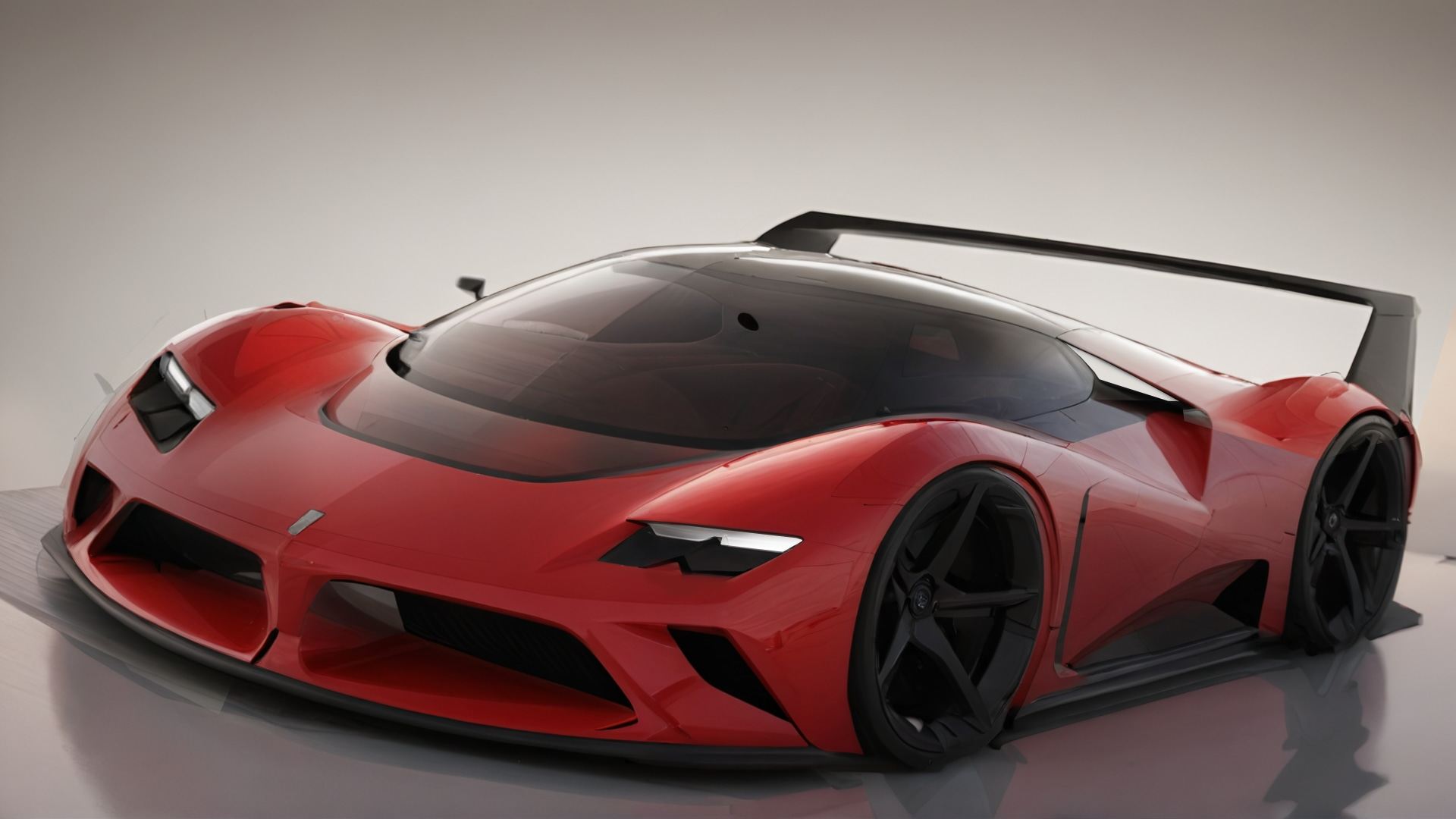 Ferrari Sketch - 1-minute Vizcom Render