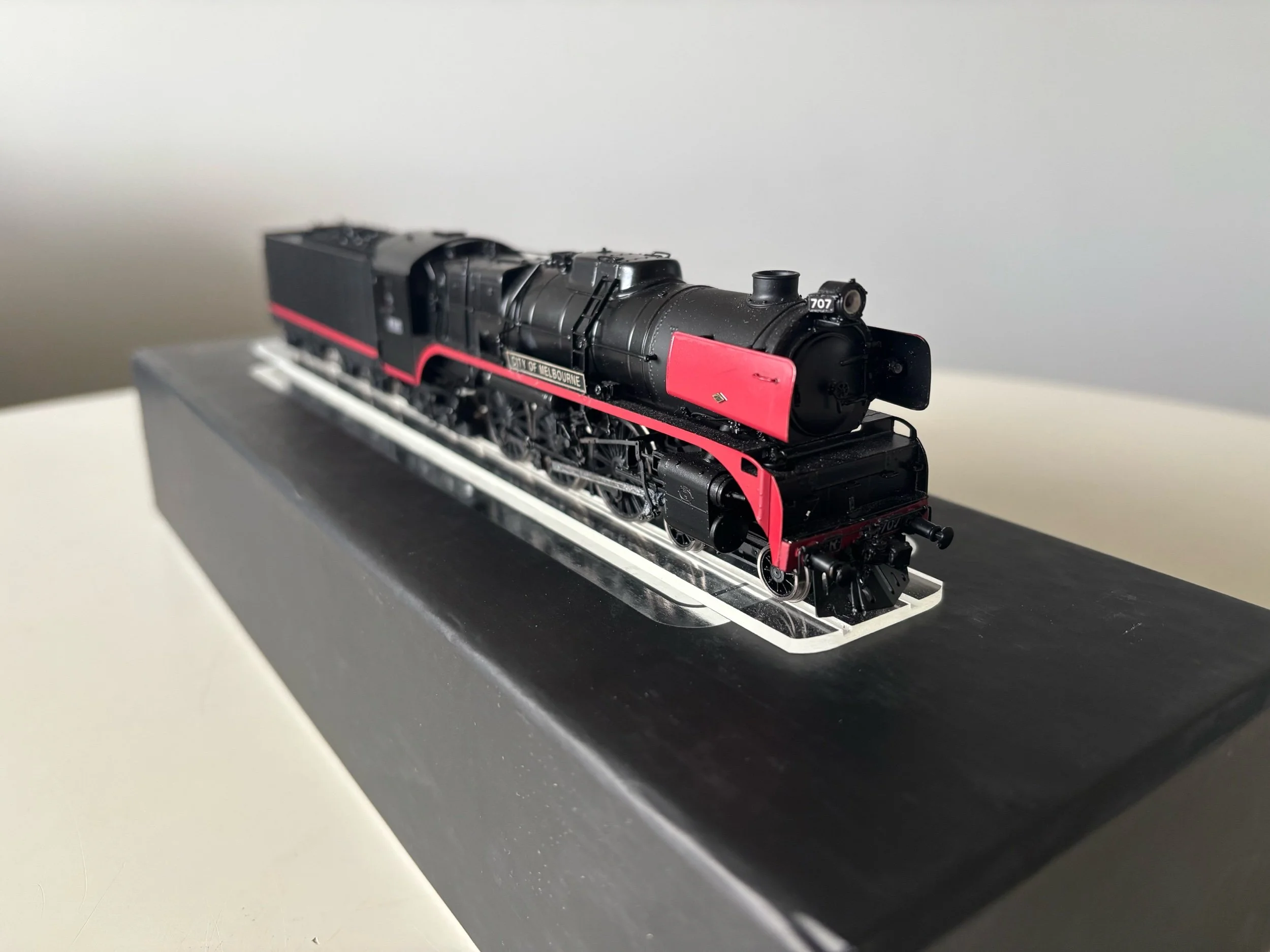 Trainbuilder Brass Victorian Railways R Class R707 as preserved - DCC