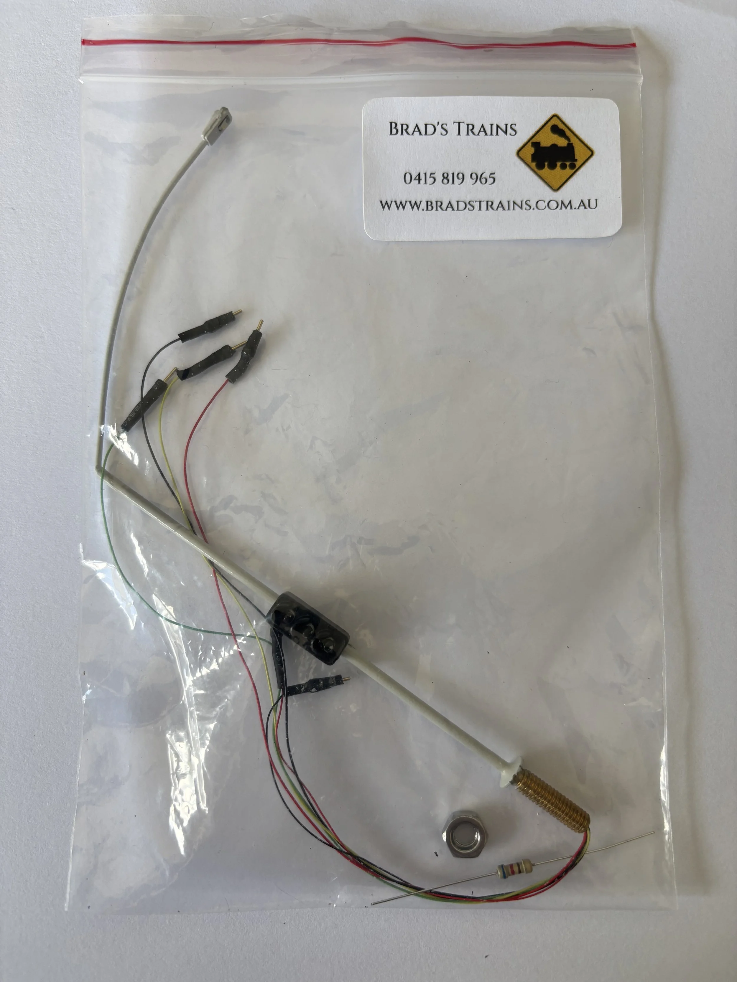 Traffic lights mounted on street light pole (black)