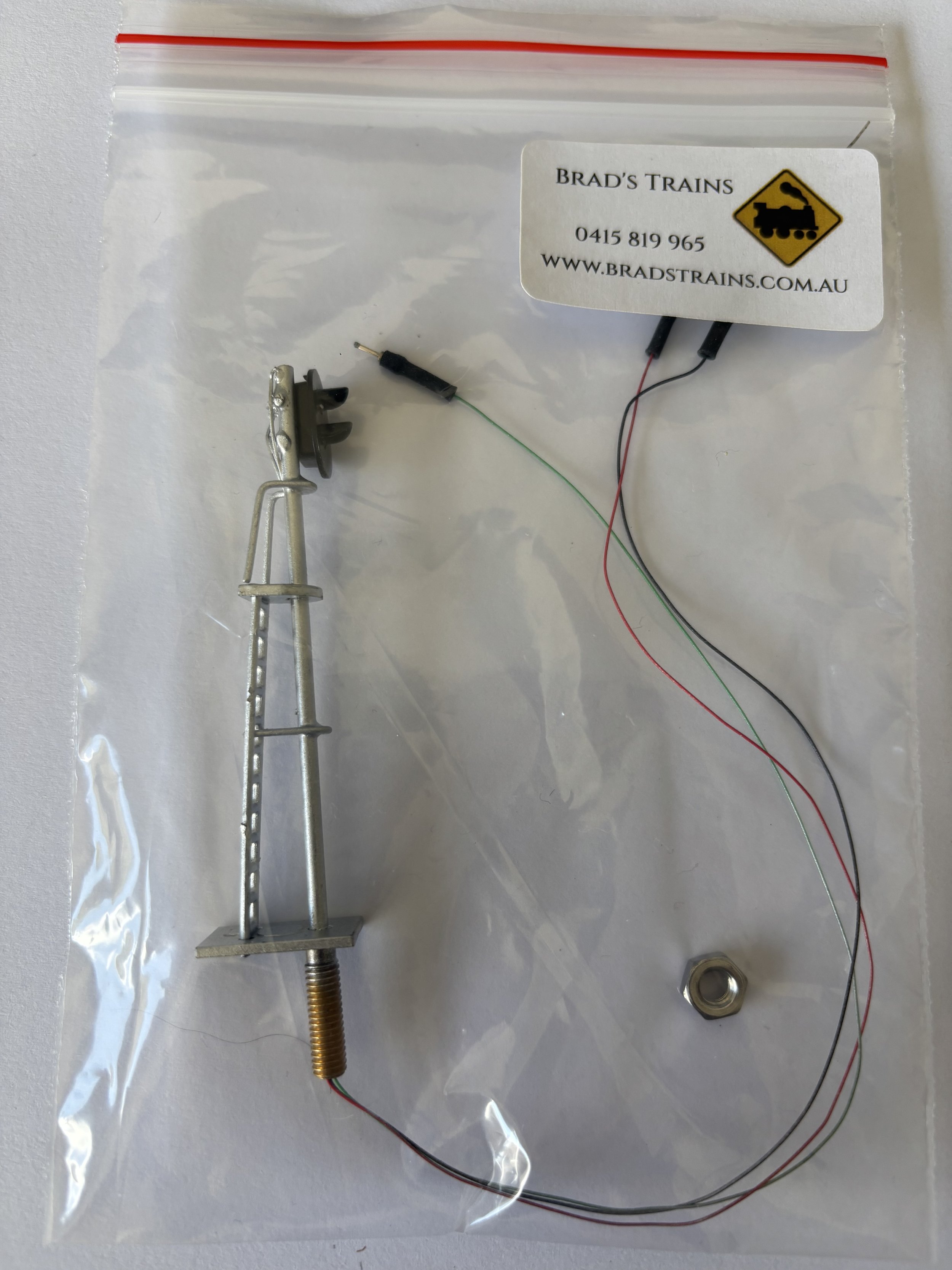 HO scale Two Aspect Signal (right hand side)