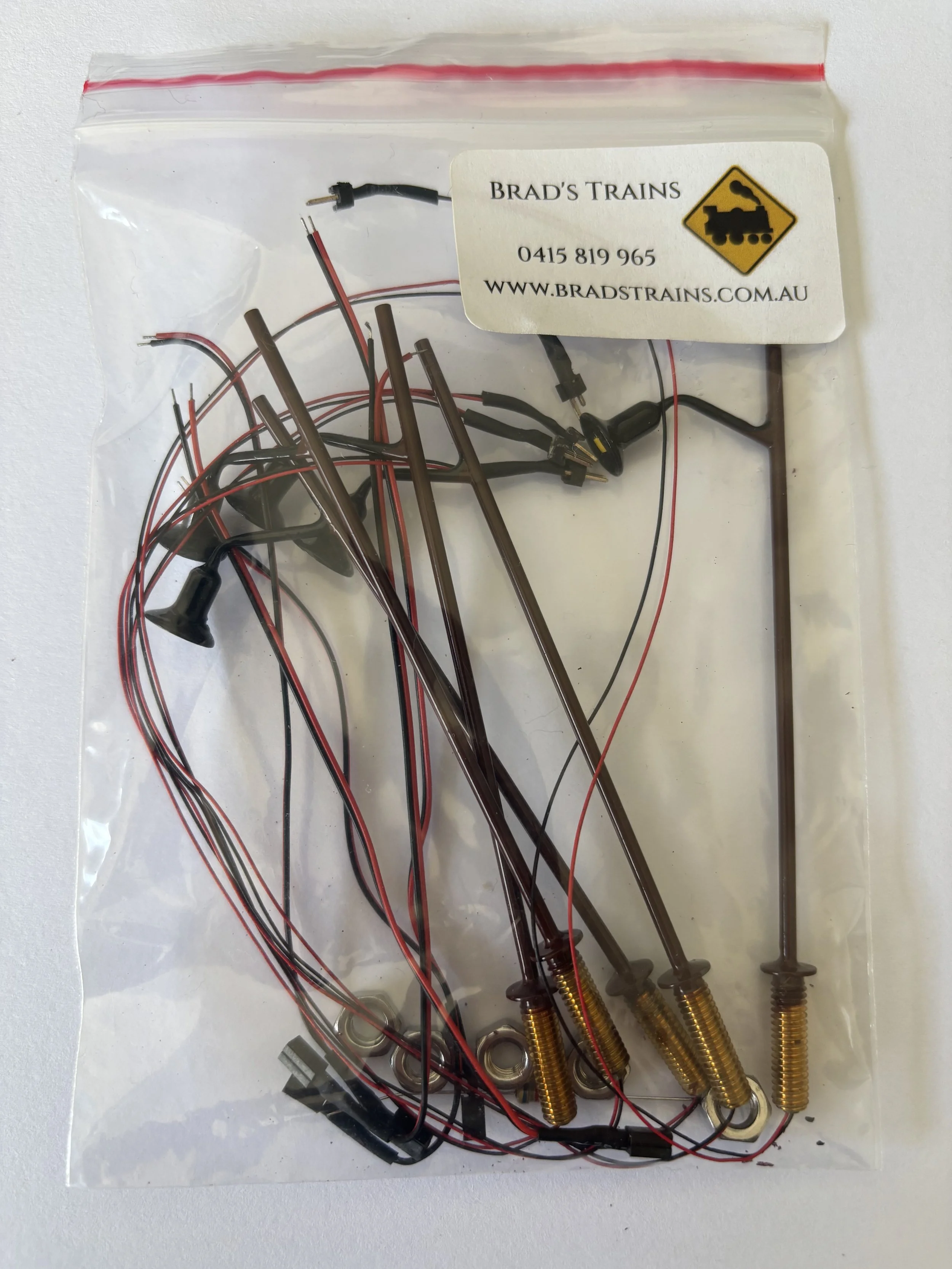Street/Station Light - Brown - Pack of 5