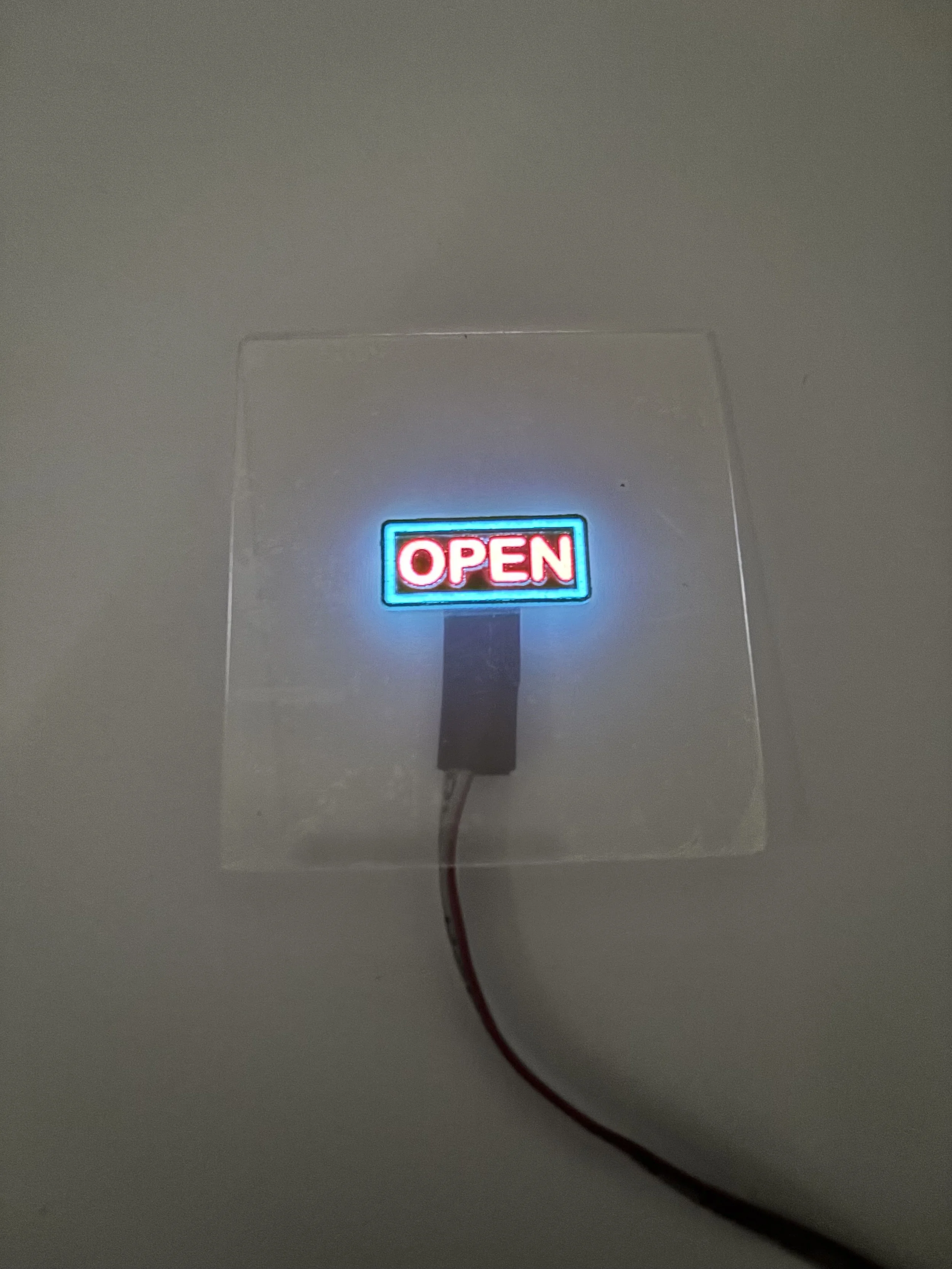 Miller Engineering - Open window neon sign