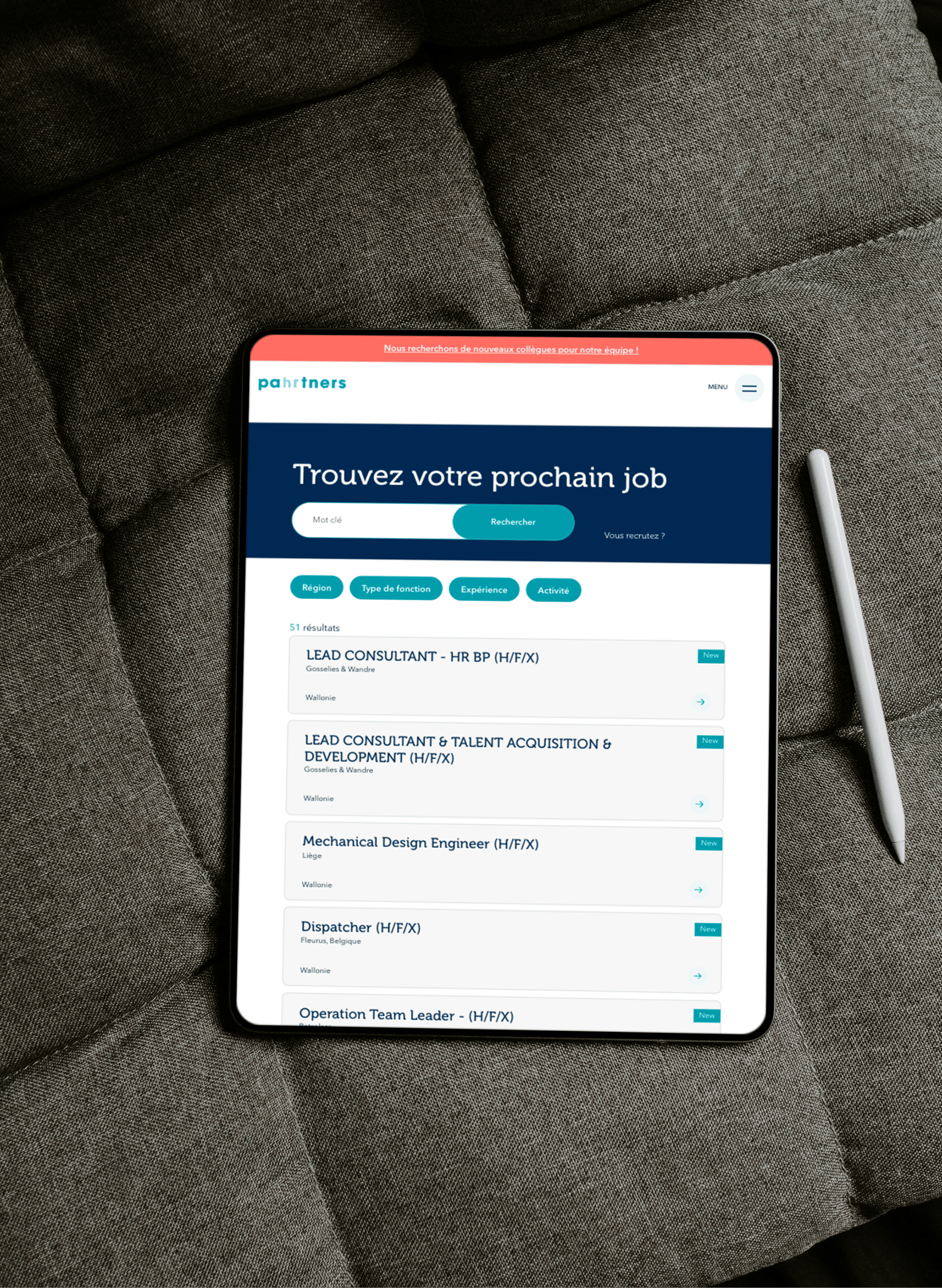 Pahrtners - Site web de recrutement & RH