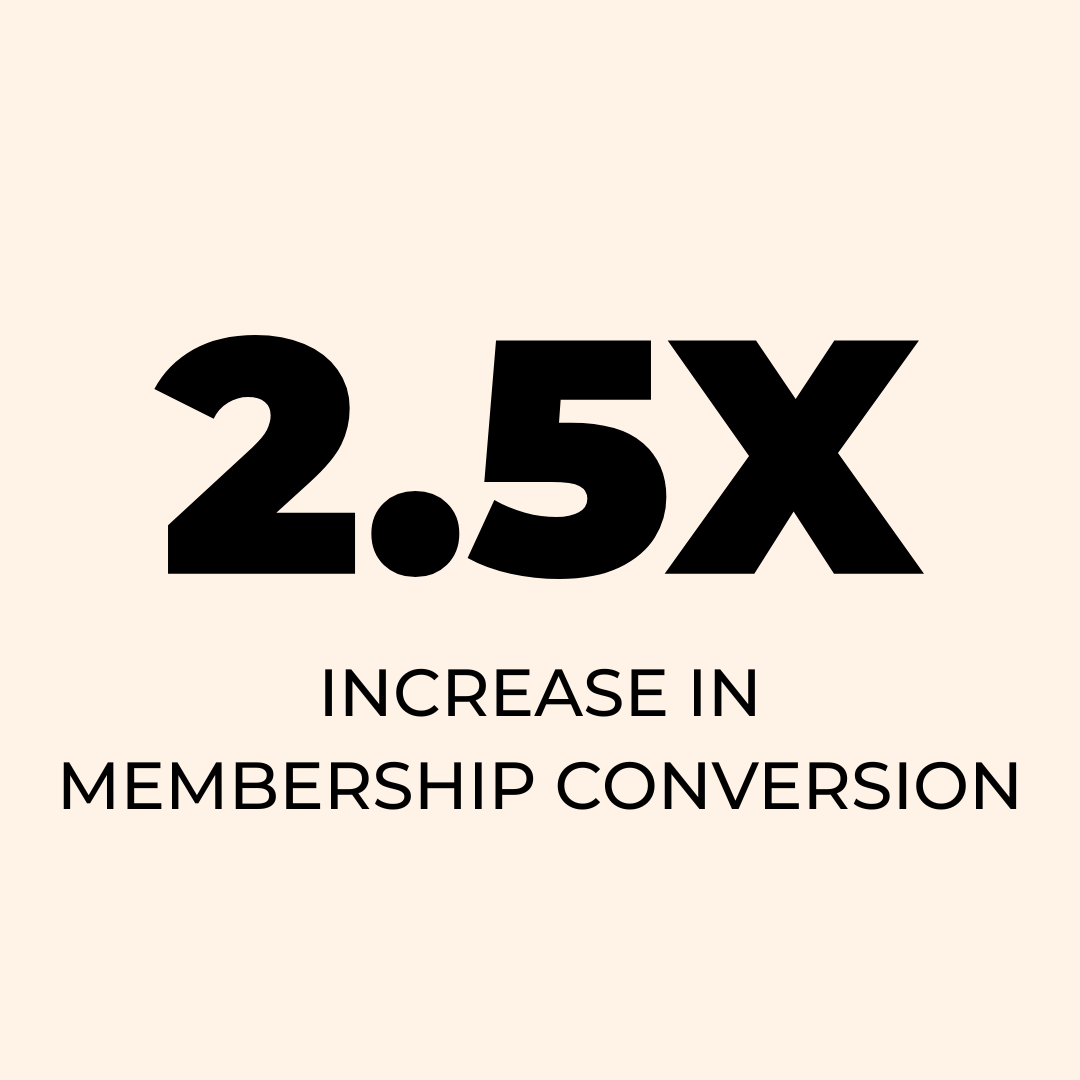 doubled membership conversion