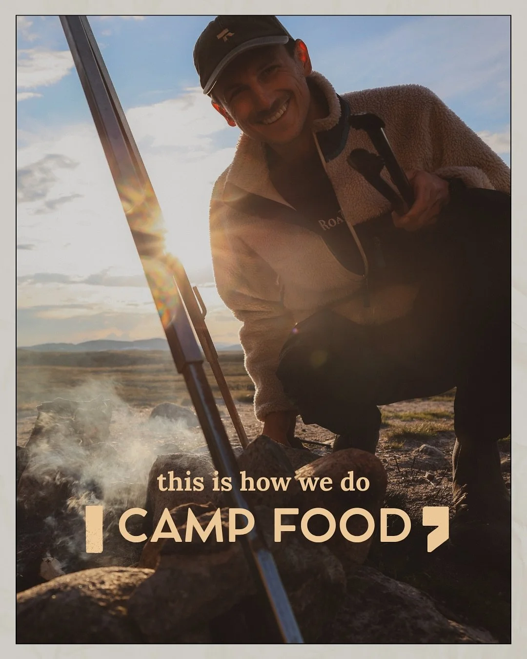 There&rsquo;s a whole lotta sparks and fireflies hanging around the outdoor cooking crew 🔥✨
 Nothing beats fingerlicking good food with a jaw-dropping view and a crackling campfire keeping you nice and warm 🥘🌄

Okay wait, we kind of skipped straig