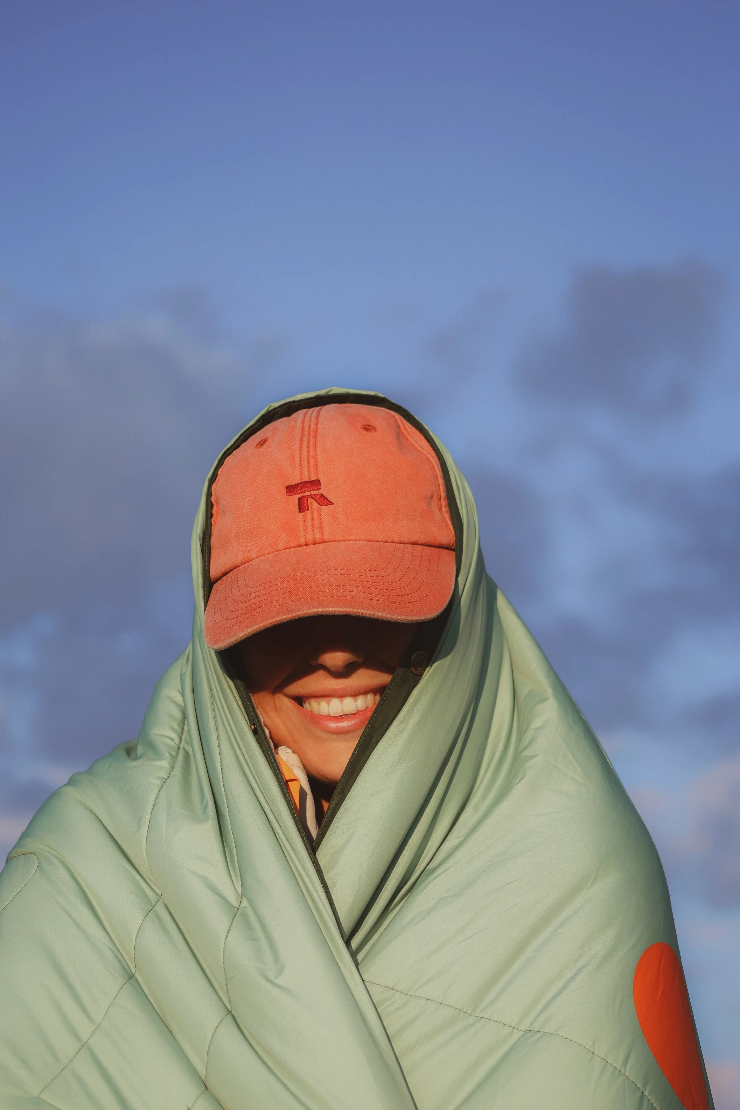 RT cap: washed green/ red or yellow