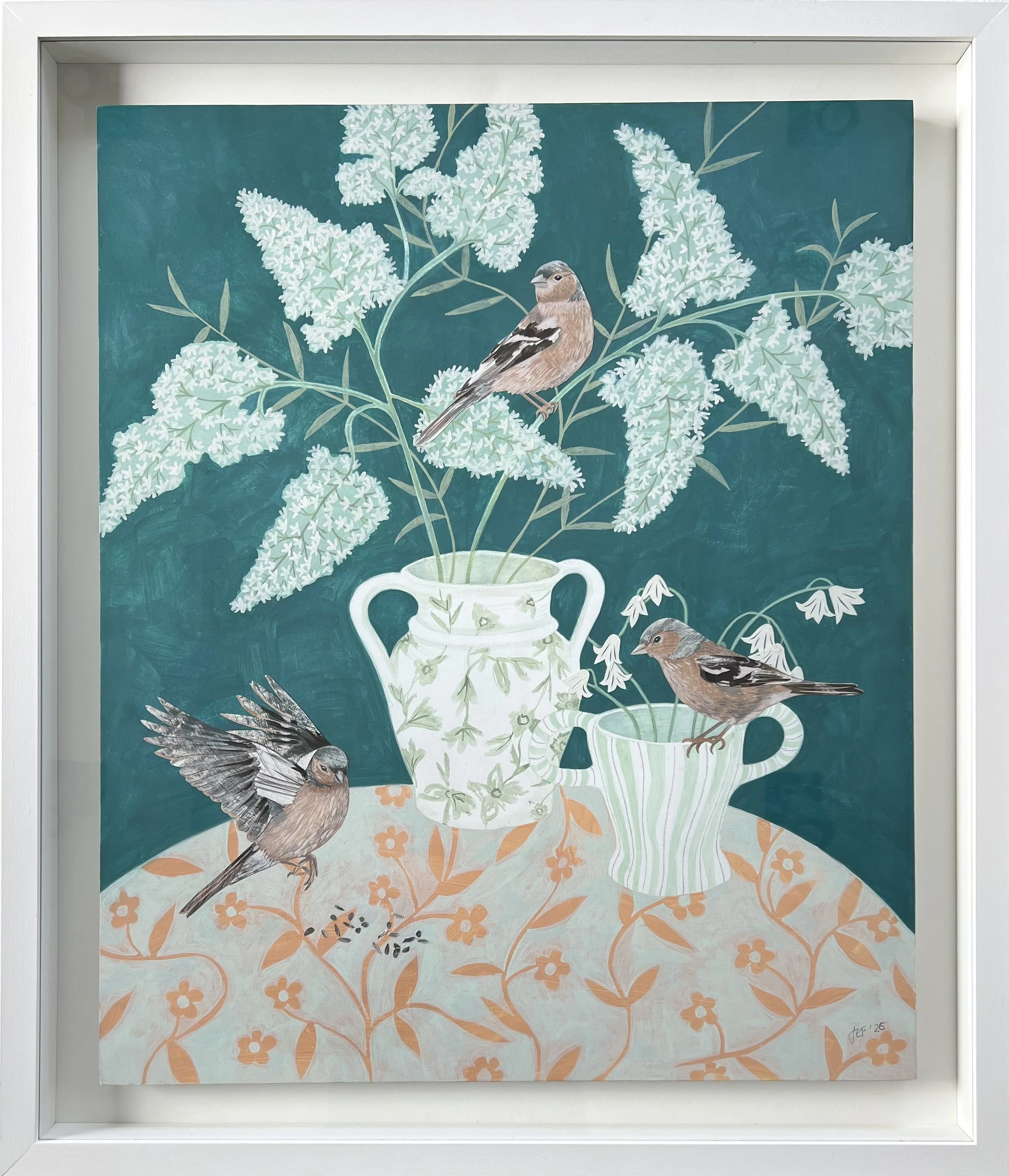 three little chaffinches framed.jpg