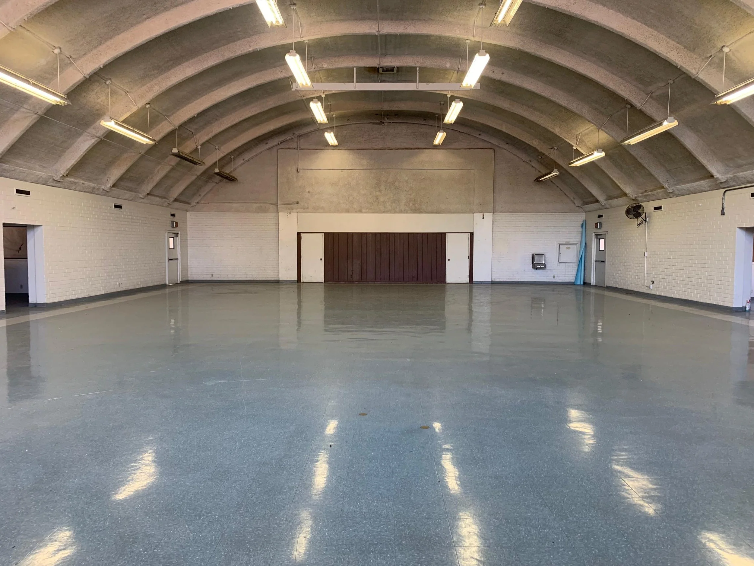 BEFORE BUILD + DRESS - we did not have access to an official Air Force jet engine testing facility so we had to build one.