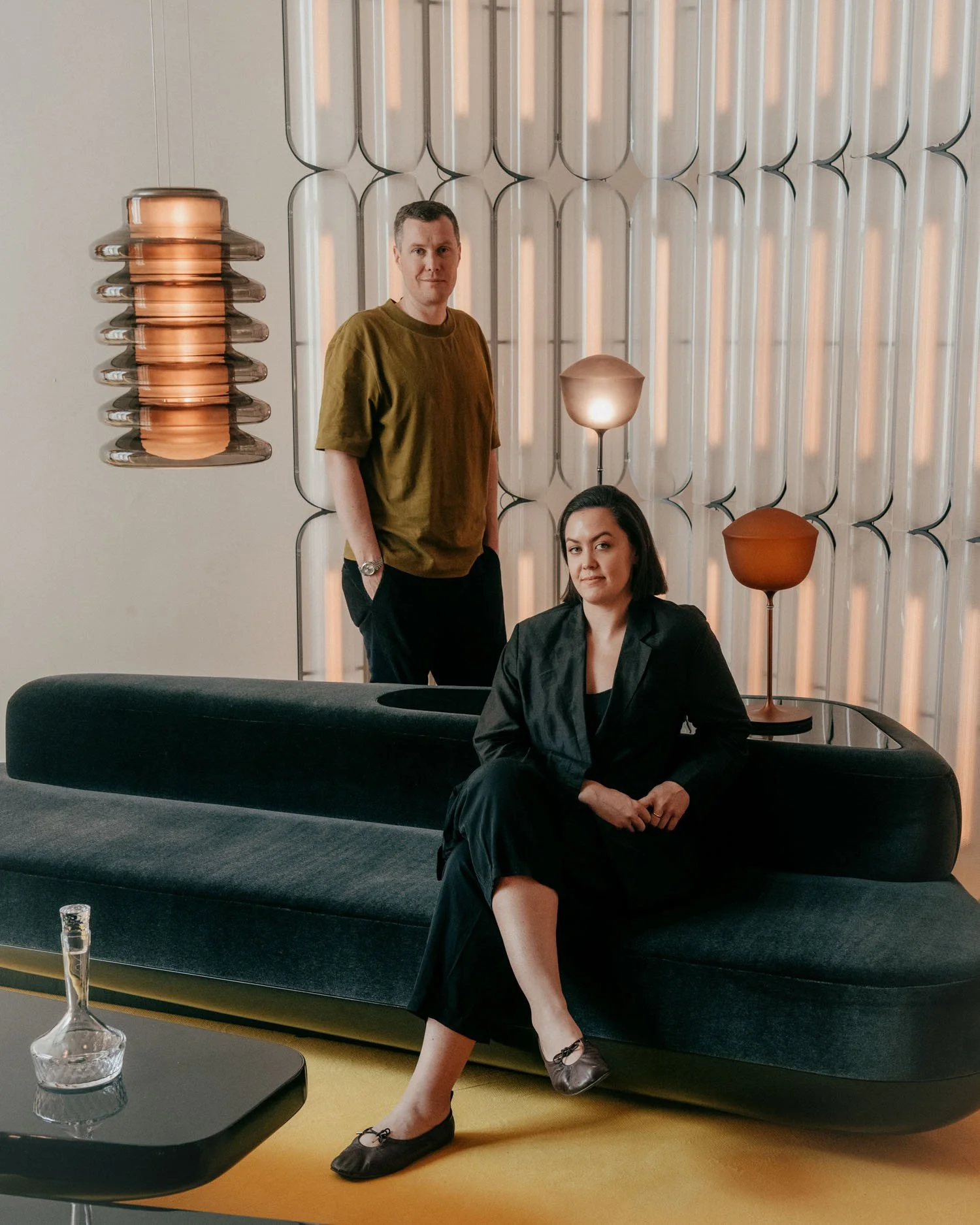 Ava Kelly and Lukas Peet, co-founder of A-N-D