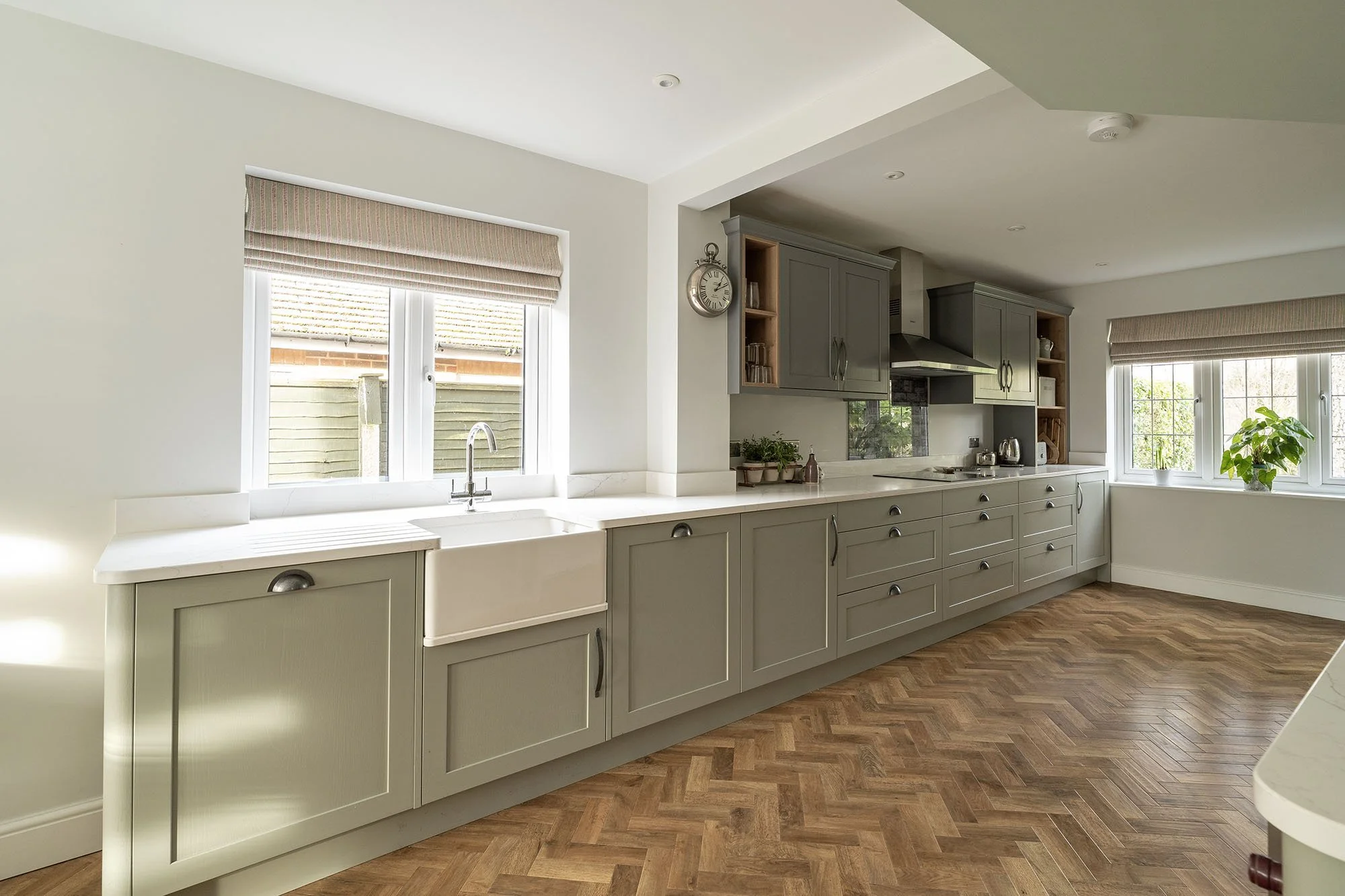 Green Shaker Kitchen Princes Risborough 