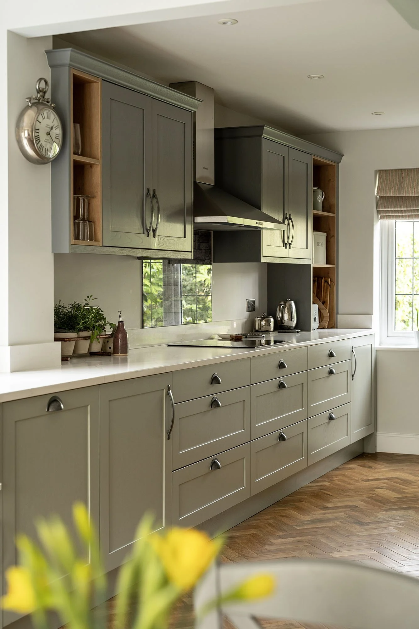 Green Shaker Kitchen Princes Risborough 