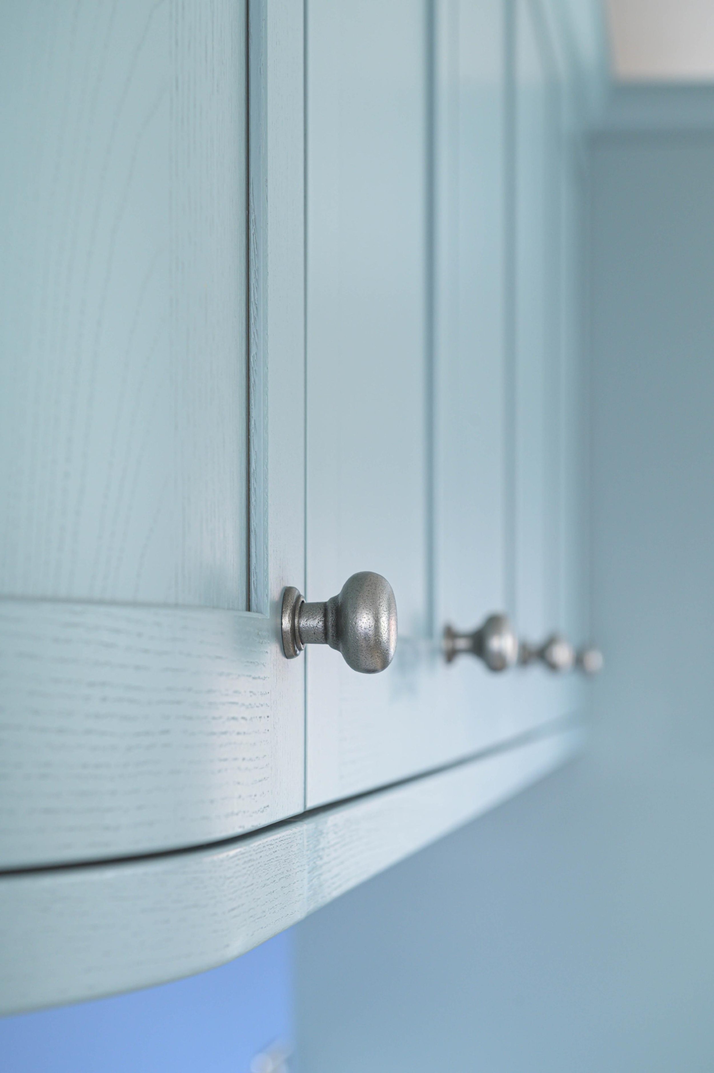 Light Teal Shaker Kitchen in Buckinghamshire 