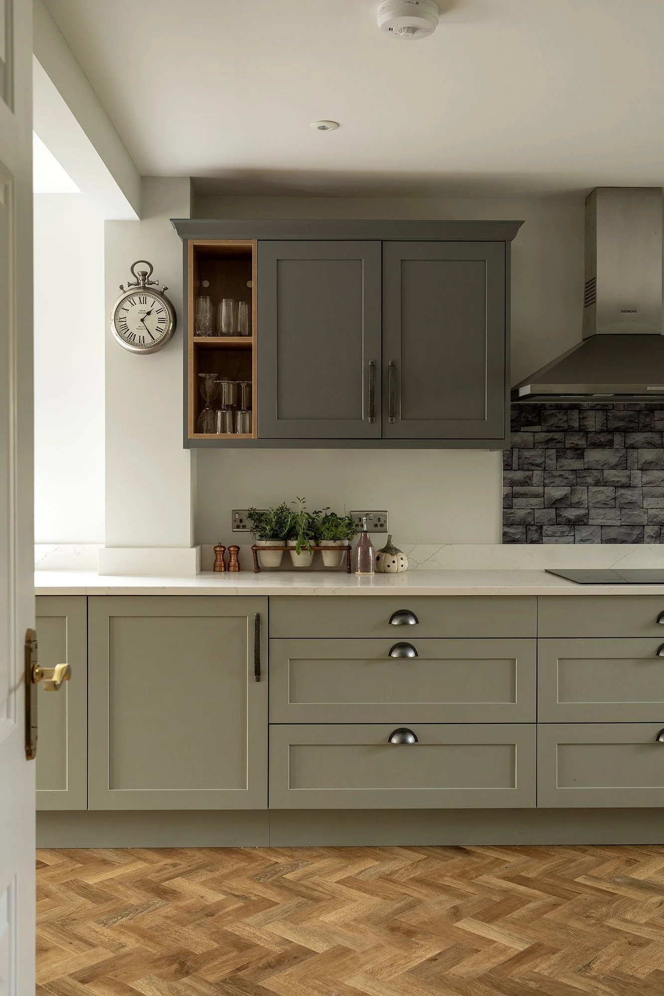 Green Shaker Kitchen Princes Risborough 