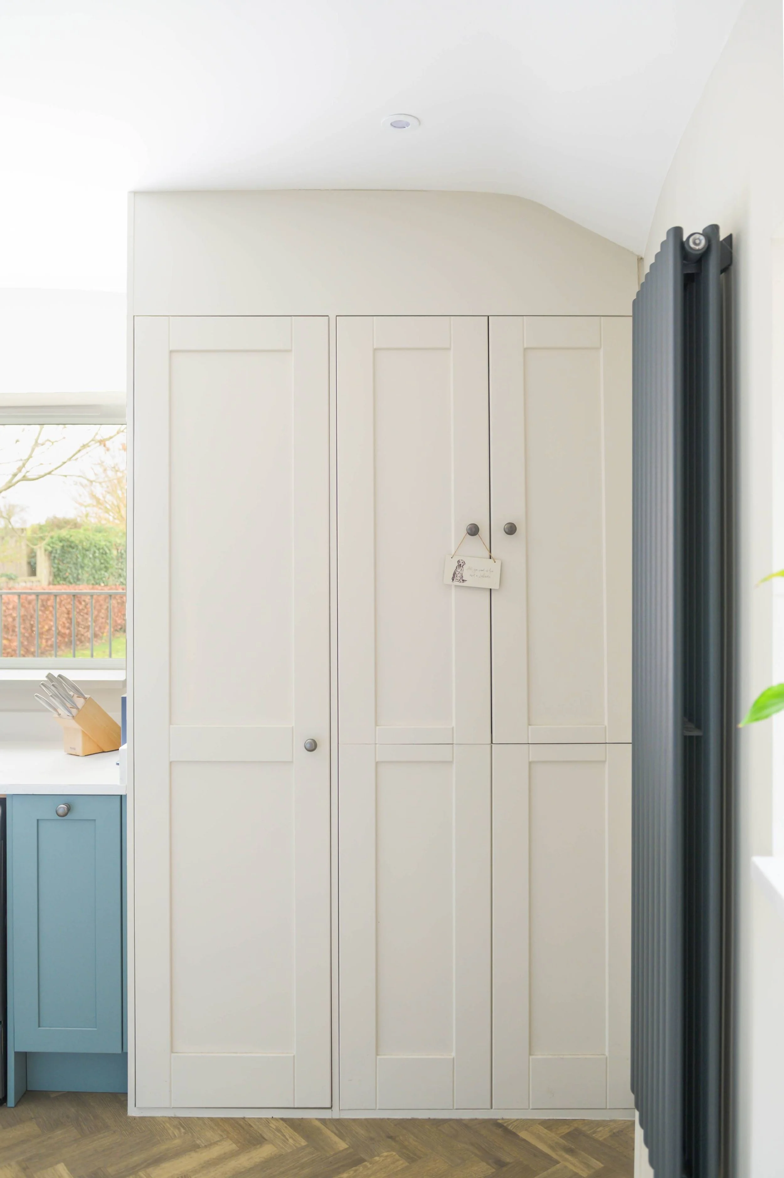 Light Teal Shaker Kitchen in Buckinghamshire 