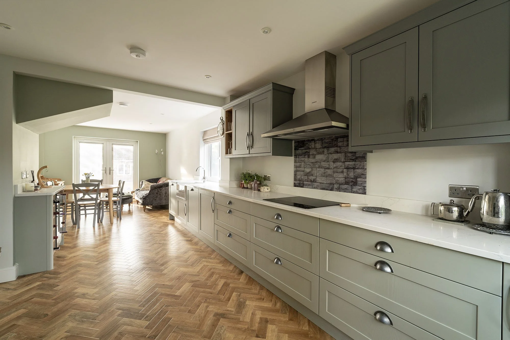 Green Shaker Kitchen Princes Risborough 