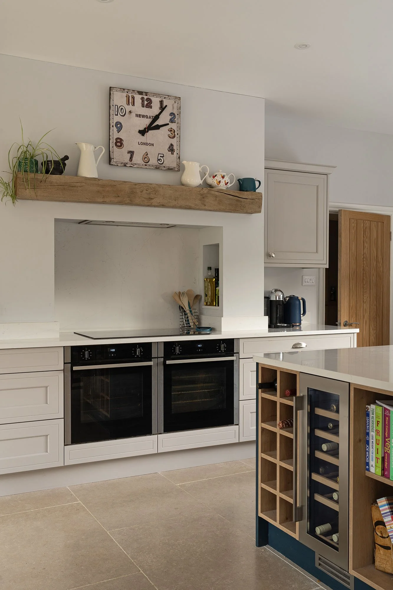 Beige Blue In-Frame Kitchen Princes Risborough 