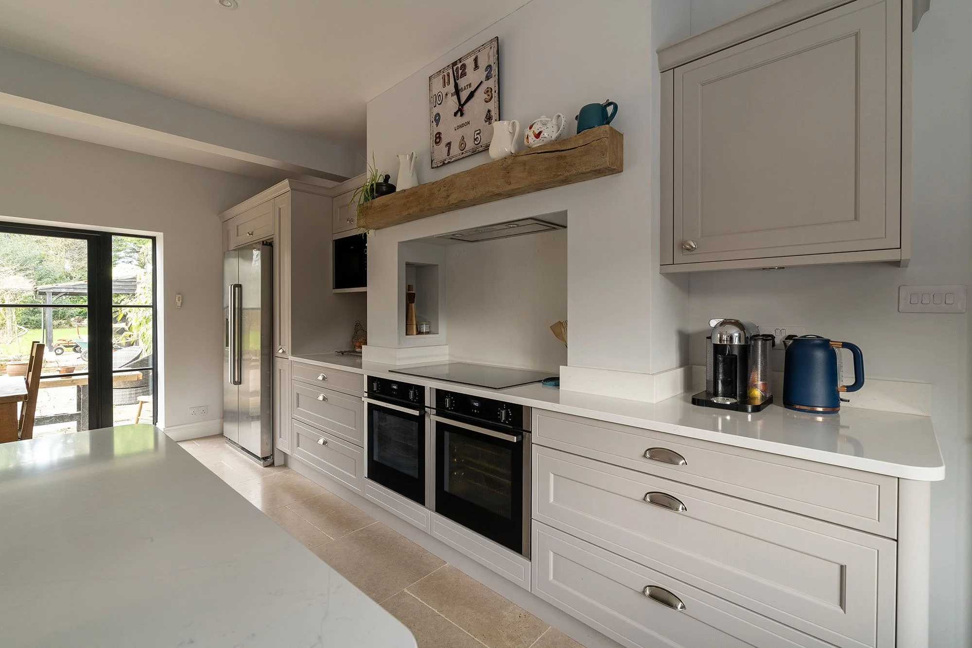 Beige Blue In-Frame Kitchen Princes Risborough 