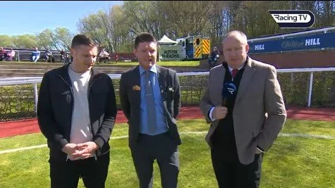 Paul Mullins talkst to Racing TV at Pontefract Racecourse