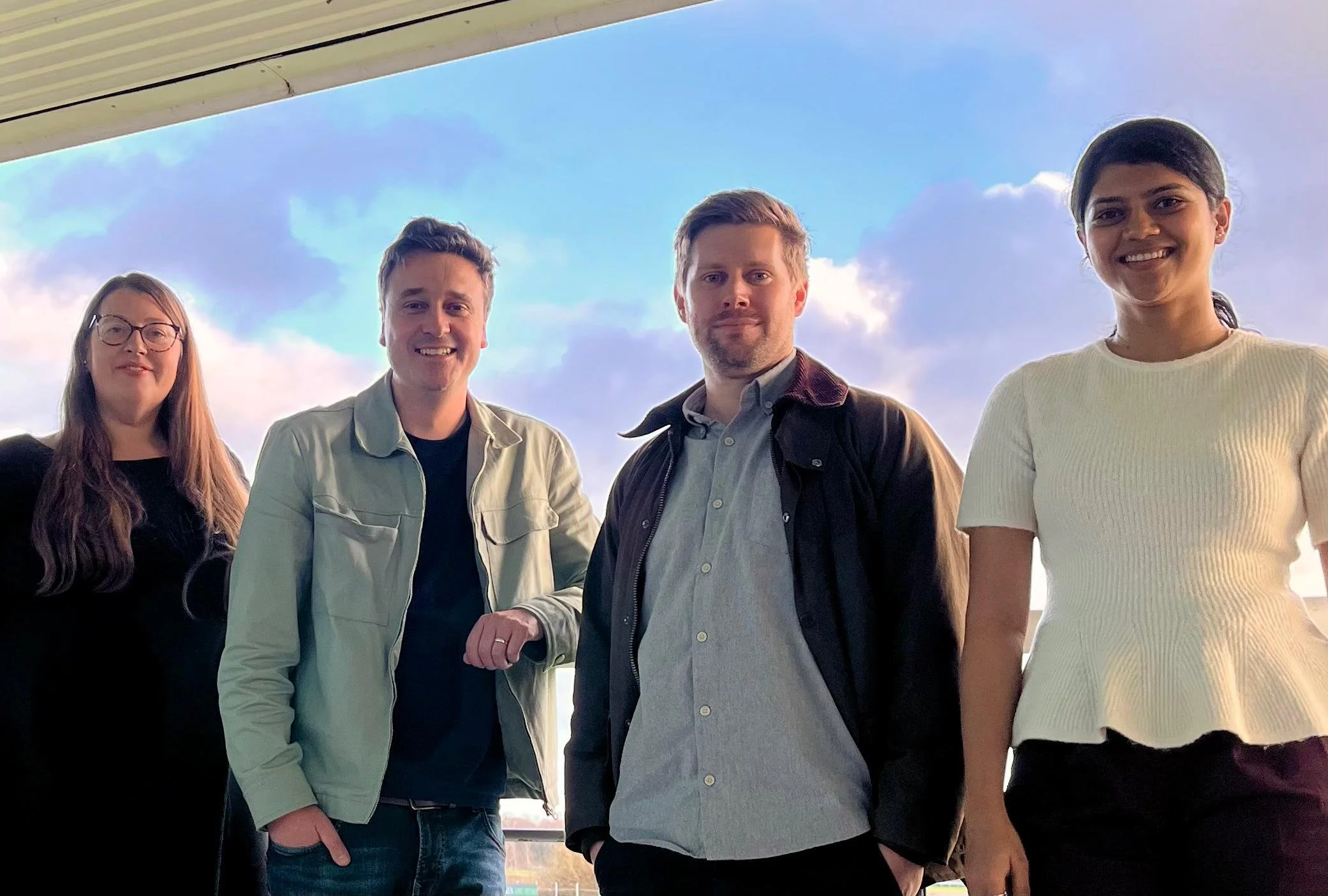 Image of Meeting Participants from Left to Right: Selina Carter, Boby Bevers, Tom Baker and Sneha Kute