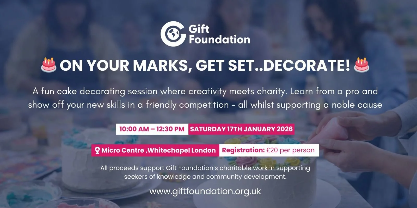 On your Marks, Get Set..Decorate!