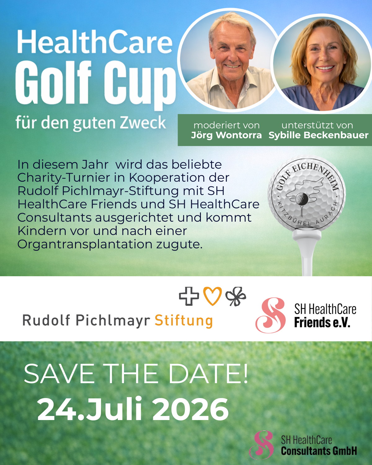 Neu 2026: Benefiz-Golfturnier zugunsten des Ederhofs