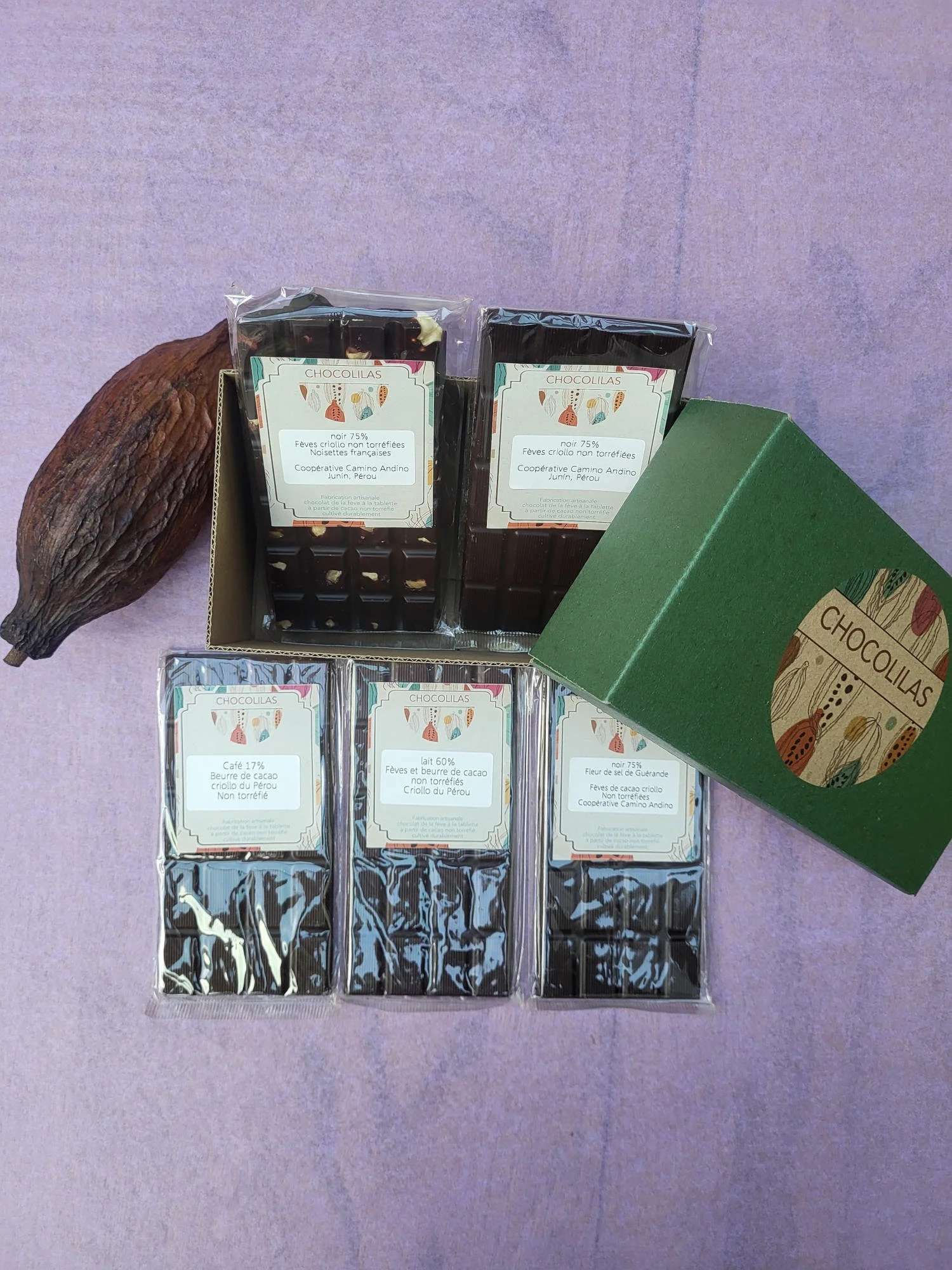 Coffret de Noël 5 tablettes