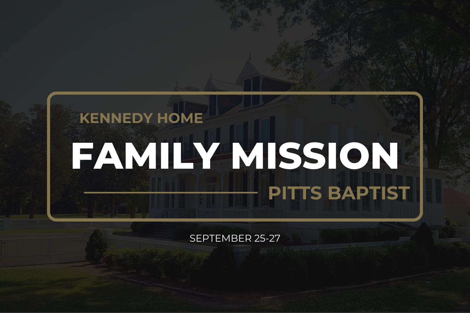 Family Mission Trip to The Kennedy Home in Kinston, NC 