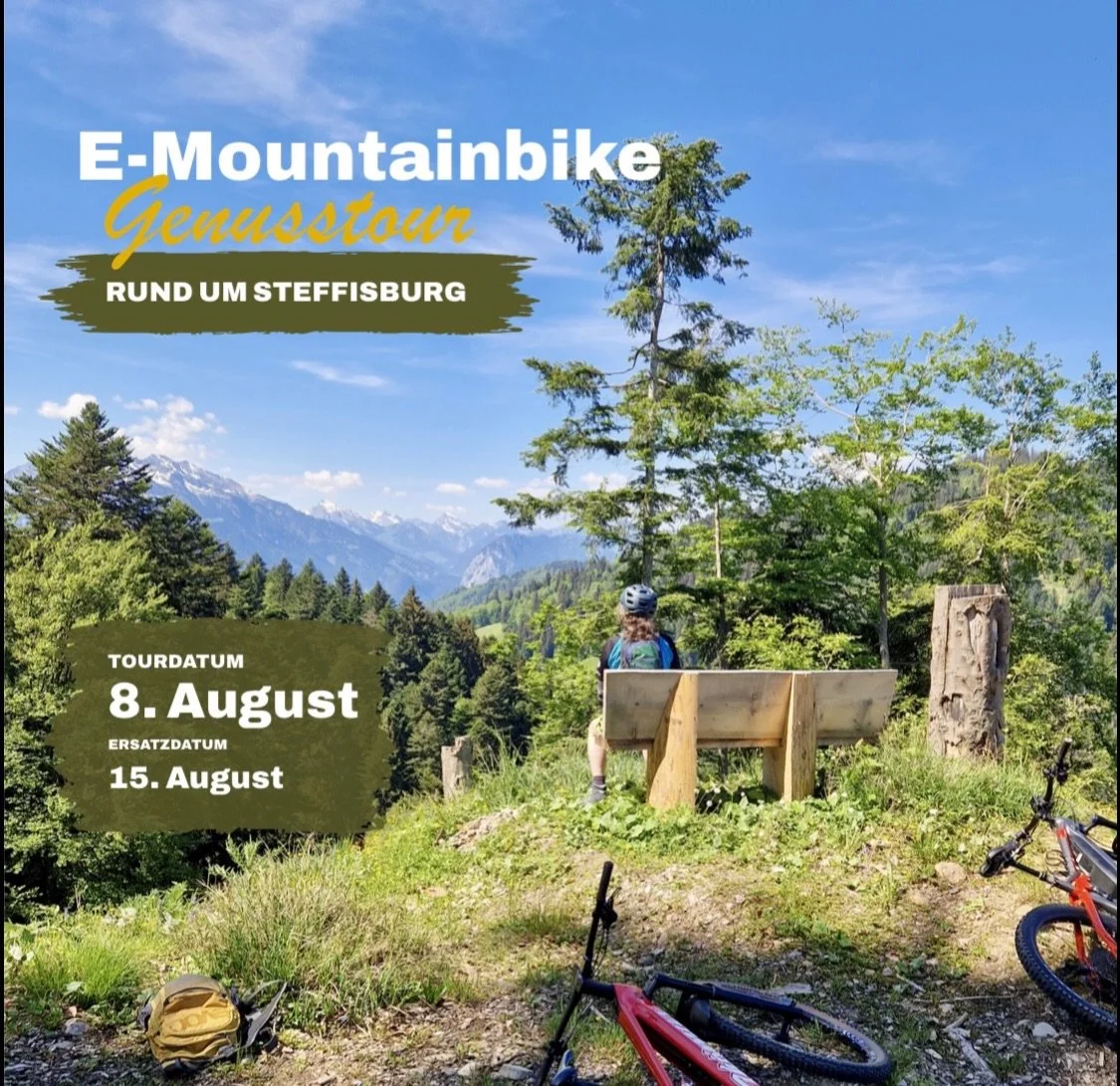 Bist du dabei?😎

Unsere E-MTB Genusstour rund um Steffisburg verbindet sch&ouml;ne Panoramen, ein leckeres Mittagessen und ein entspanntes Erlebnis f&uuml;r jedes Niveau.

📅 8. August 2026
🕖 08:00 Start bei valley-adventures

Mehr Infos auf der We
