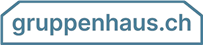 Das Logo von gruppenhaus.ch, einer Website für Gemeinschaftsorganisationen in der Schweiz.