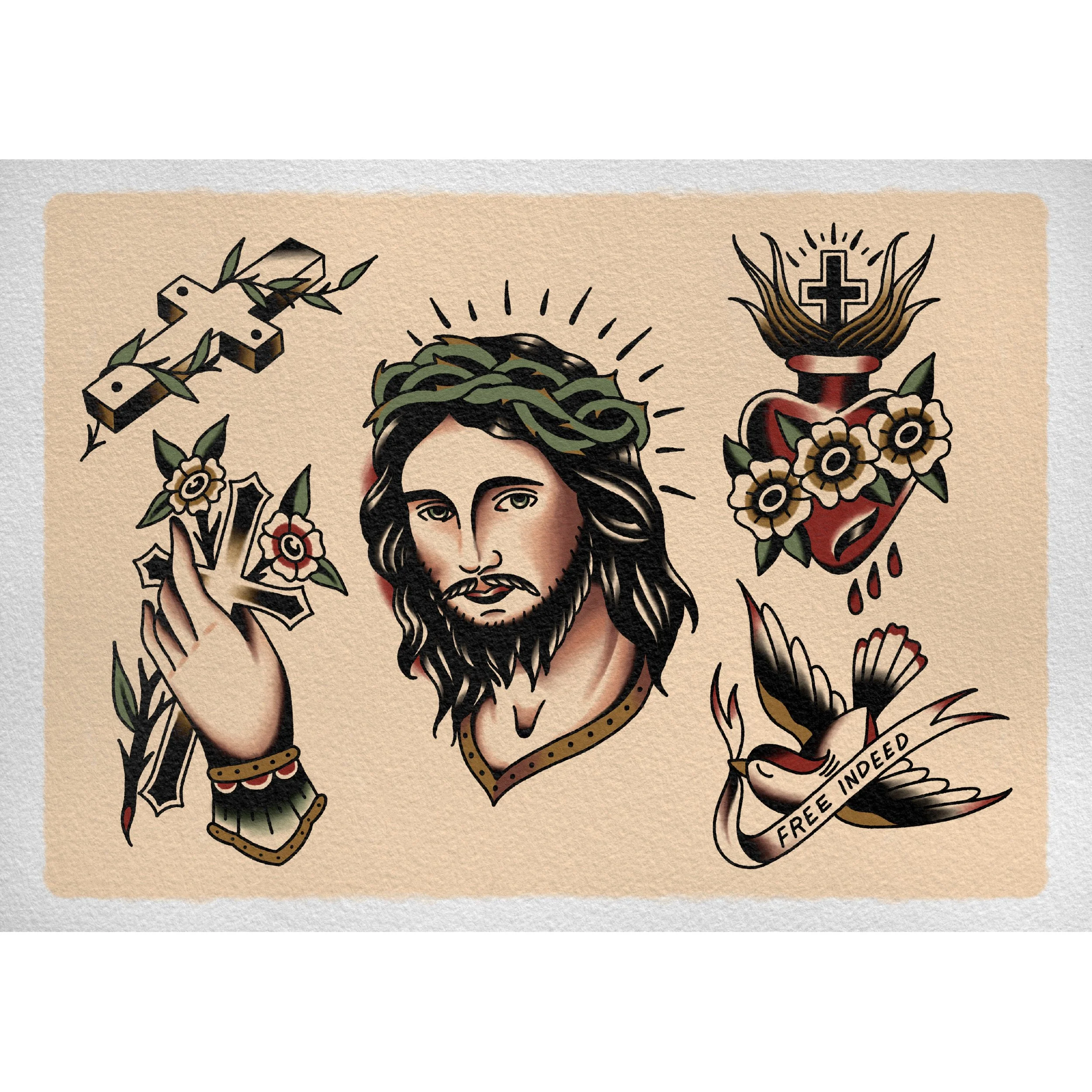 Jesus flash sheet 14x11