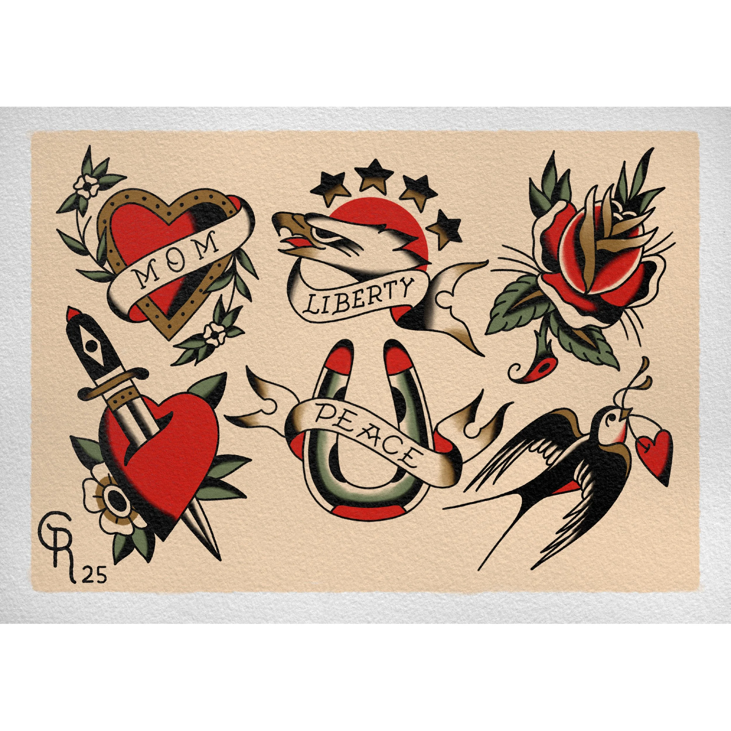 Liberty flash sheet 14x11