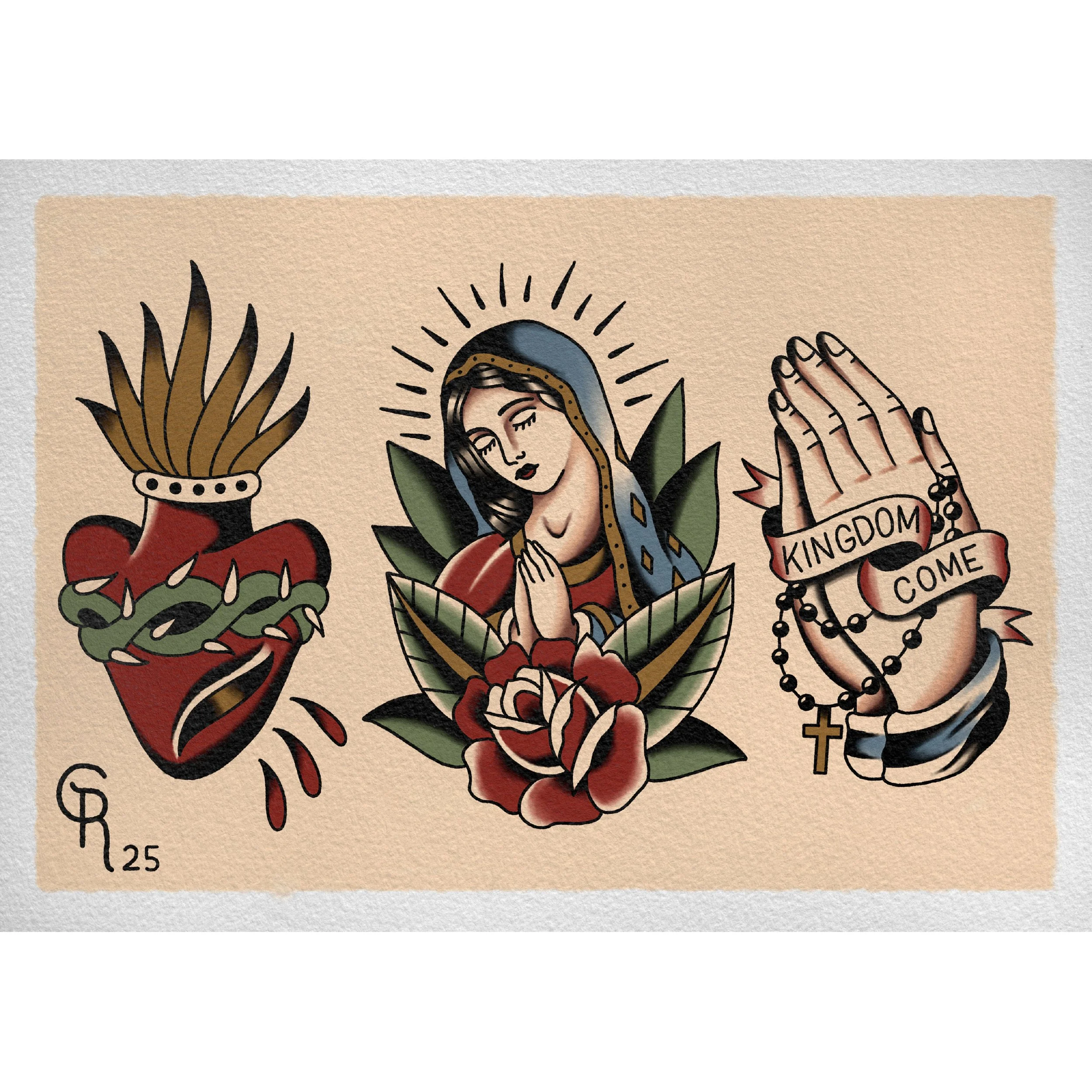 Mary flash sheet 14x11