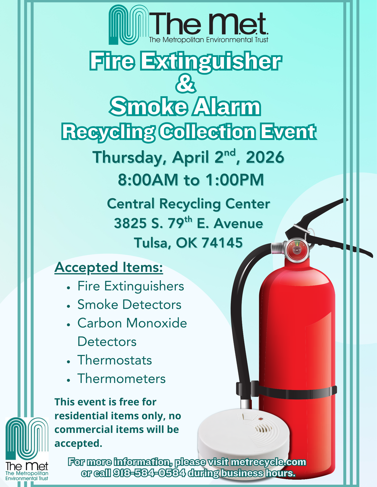 Fire Extinguisher and Smoke Alarm Collection Event