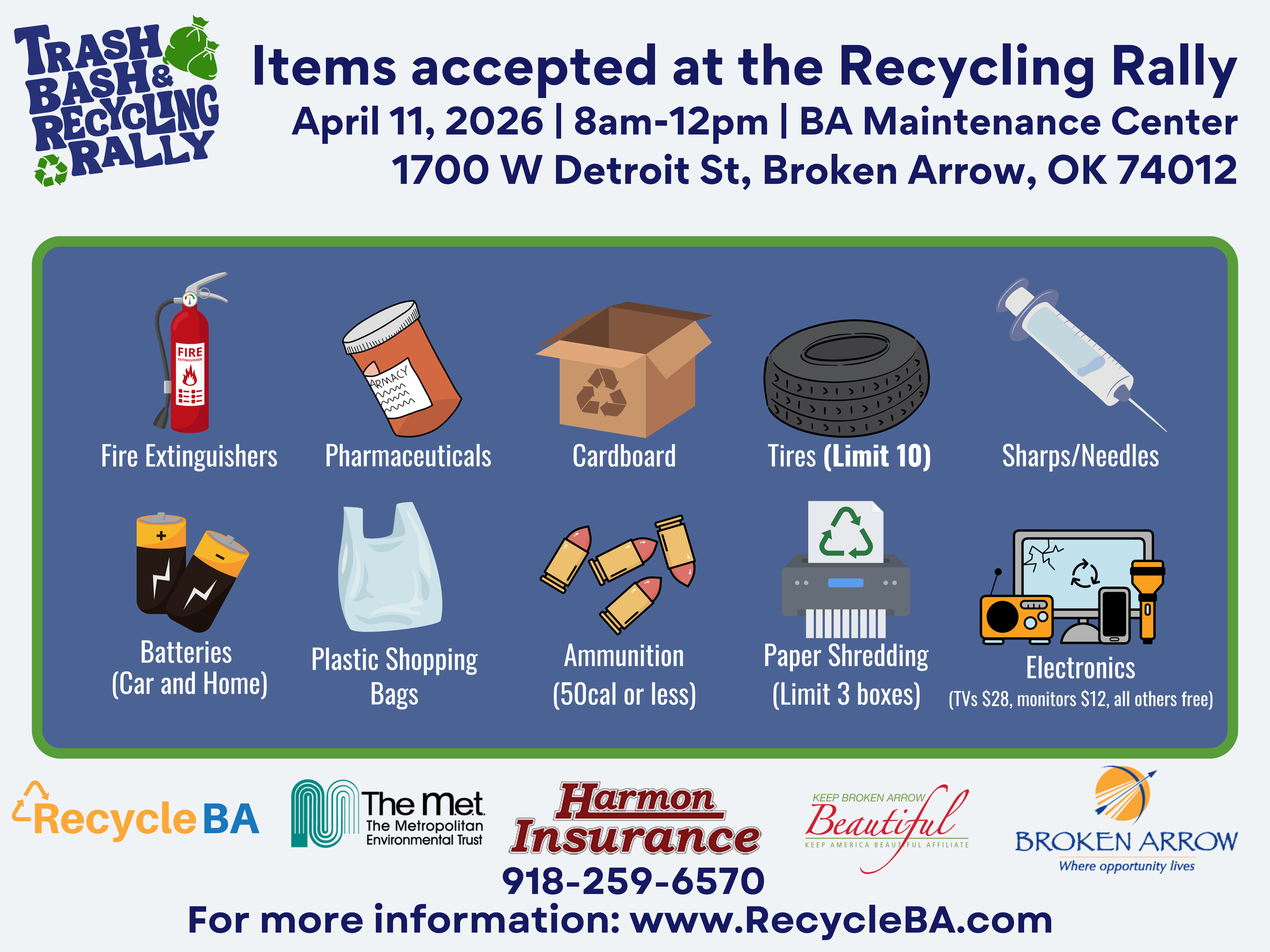 Broken Arrow Trash Bash and Recycling Rally