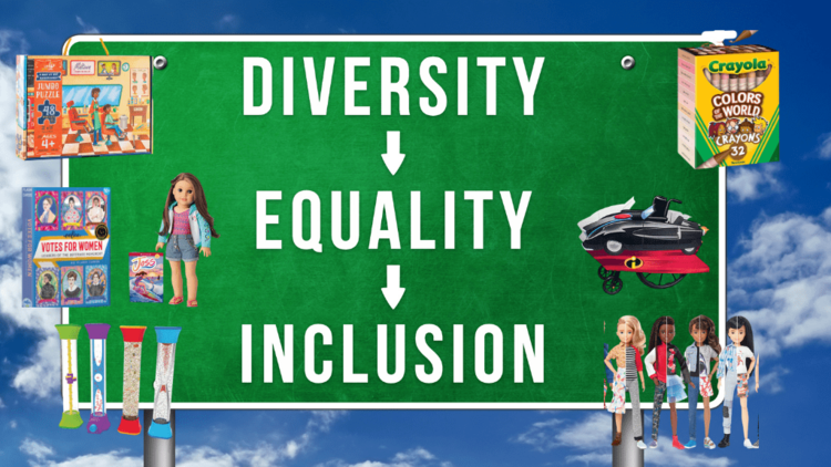 displaying diversity, equality and inclusion in toys: toy insider feature