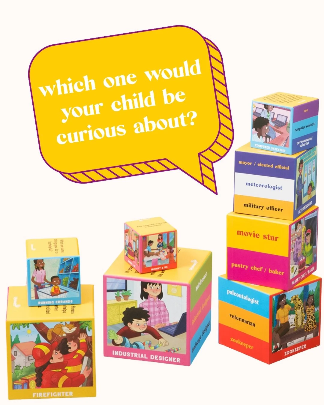 The Upbounders&reg; Mommy&rsquo;s Shadow&trade; &ndash; Inspiring Careers series was created to spark conversations between caregivers and children about the many things people do in the world.

From running errands to exploring nature, leading a com