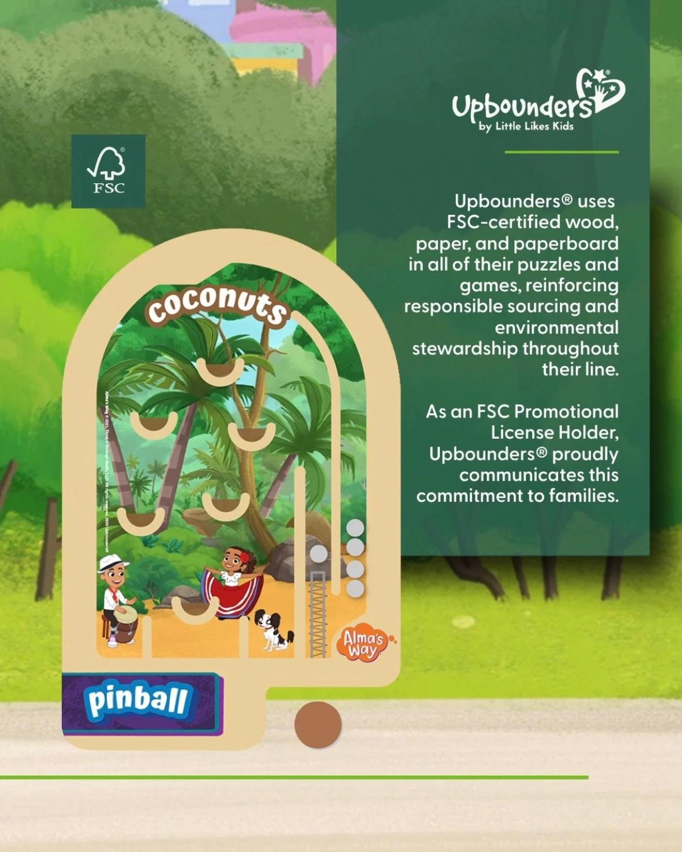 Honored to be featured by FSC US ✨🌲

At Upbounders&reg;, sustainability has always been part of how we think about childhood, community, and the future.

We&rsquo;re proud to use FSC&reg;-certified materials across our toys and play experiences &mda