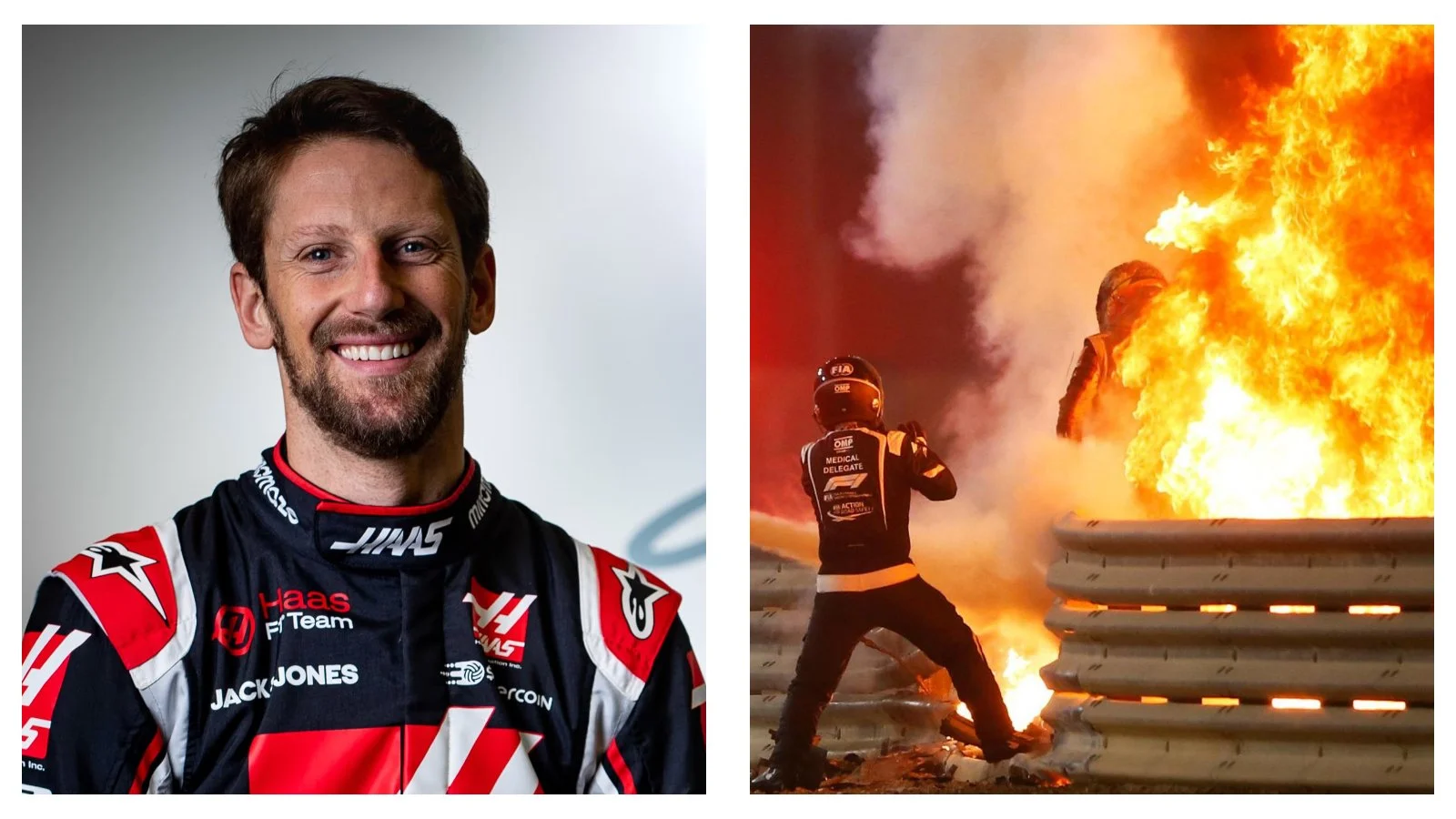 Romain Grosjean to drive F1 car for first time since 2020 Bahrain GP crash