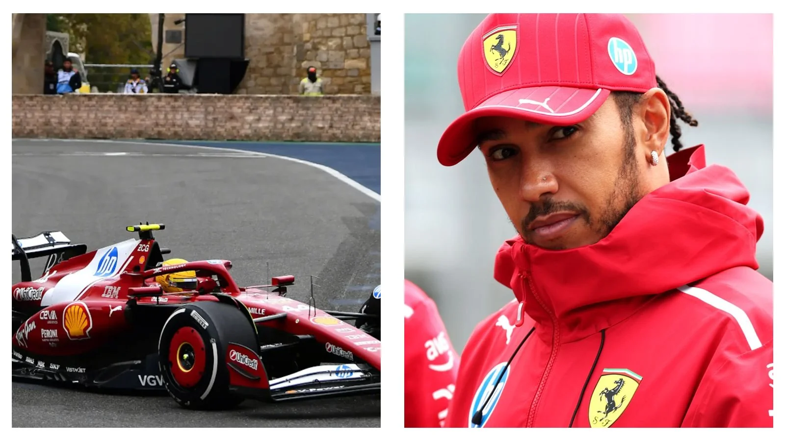 Azerbaijan GP: Lewis Hamilton says he wants to apologise to Charles Leclerc after botched Ferrari swap as struggles continue
