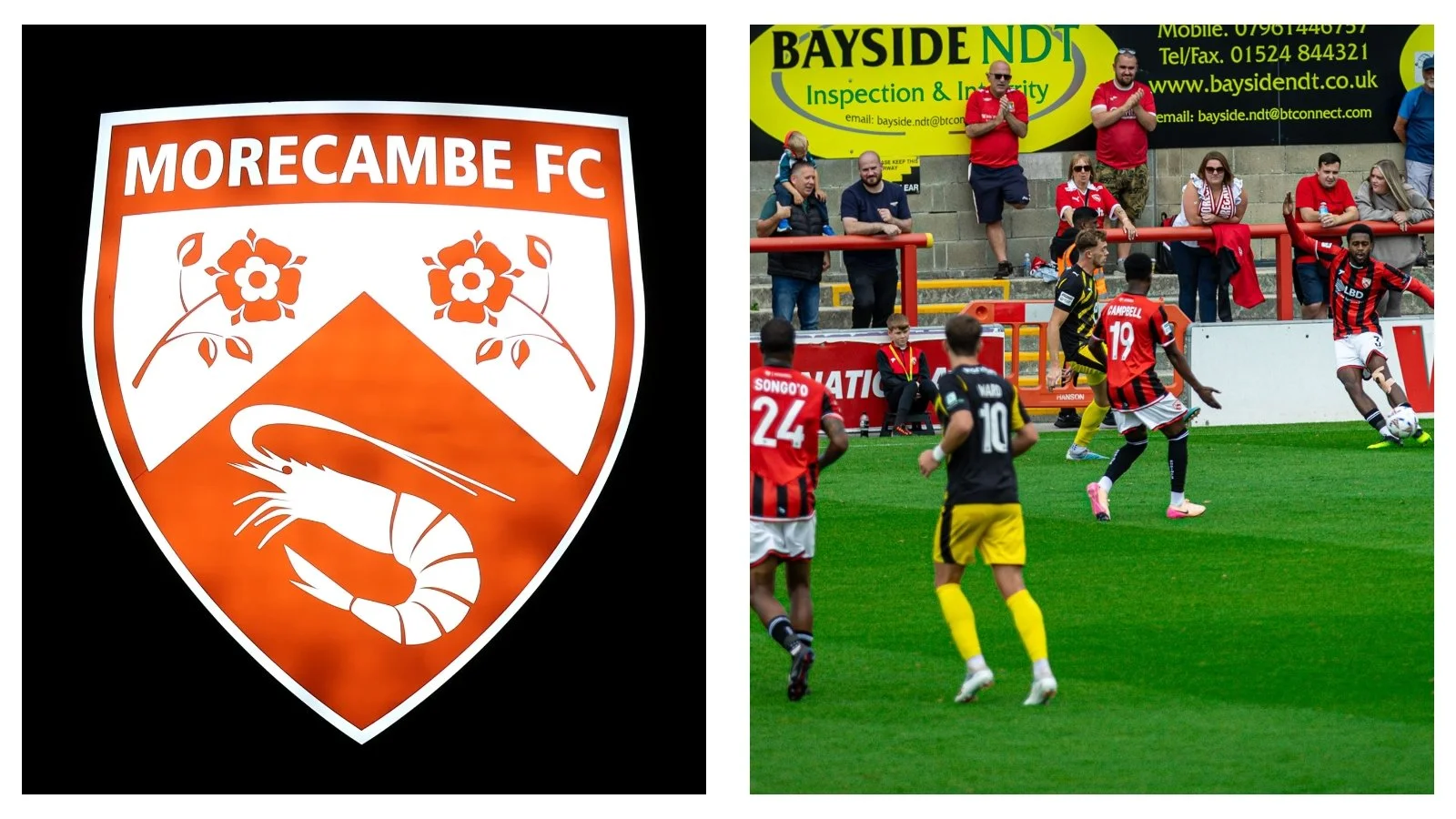 How Morecambe bounced from the brink to become the National League’s entertainers