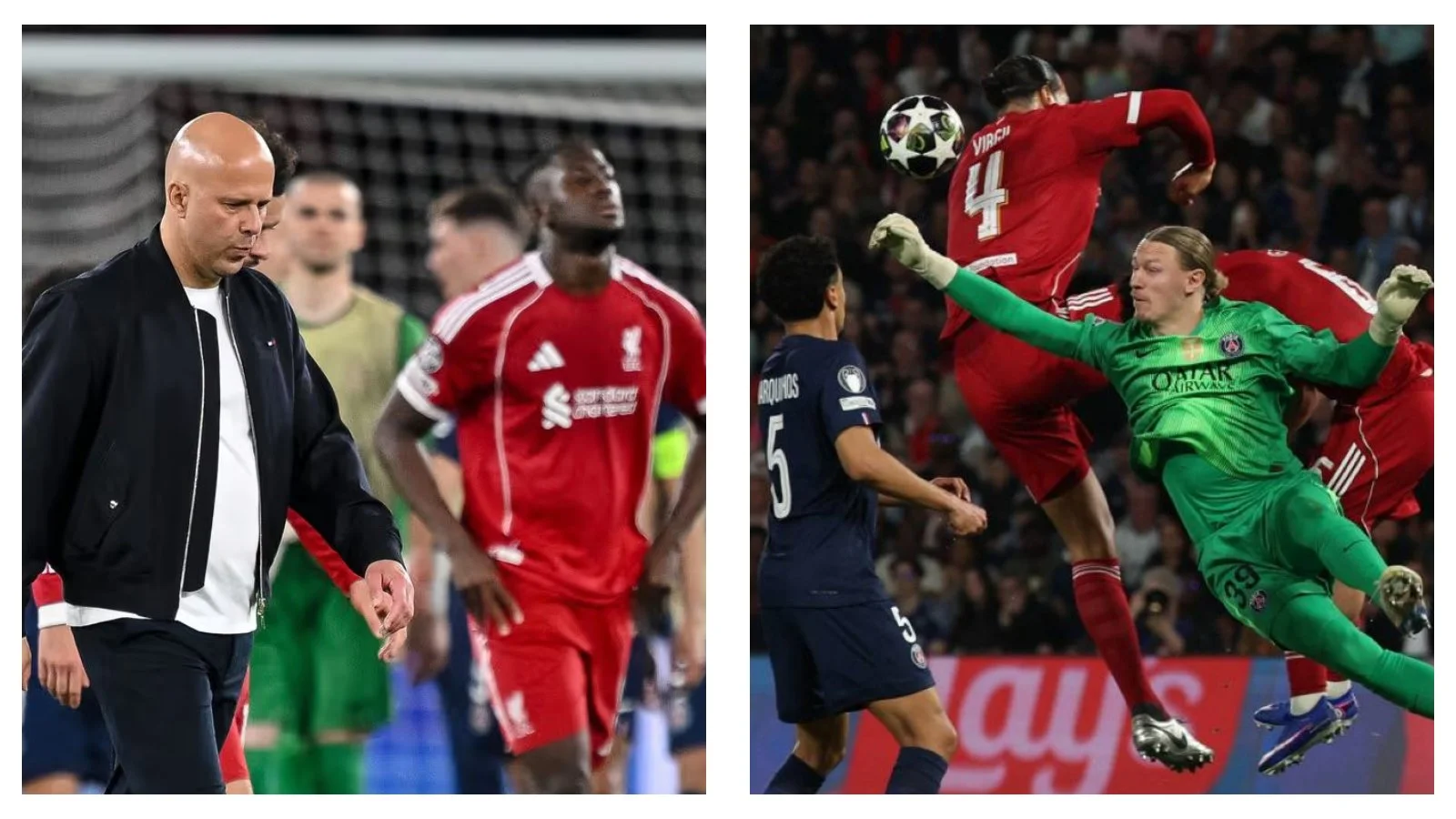 Liverpool’s European dream hanging by a thread after 2-0 defeat to PSG