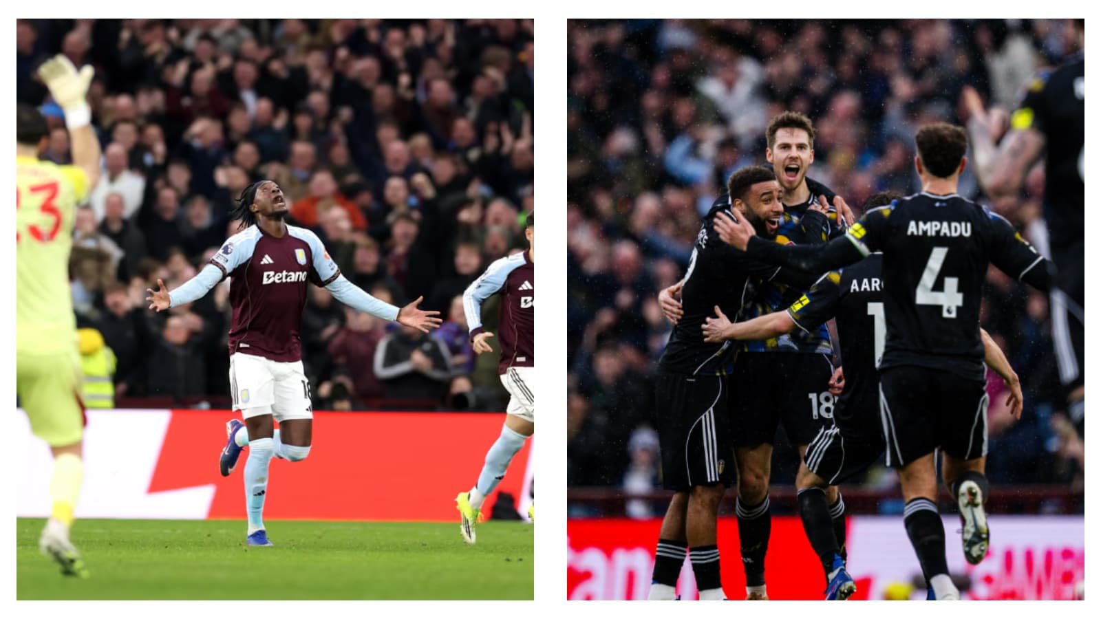 Premier League news: Aston Villa and Leeds Utd share spoils in dramatic Villa Park draw